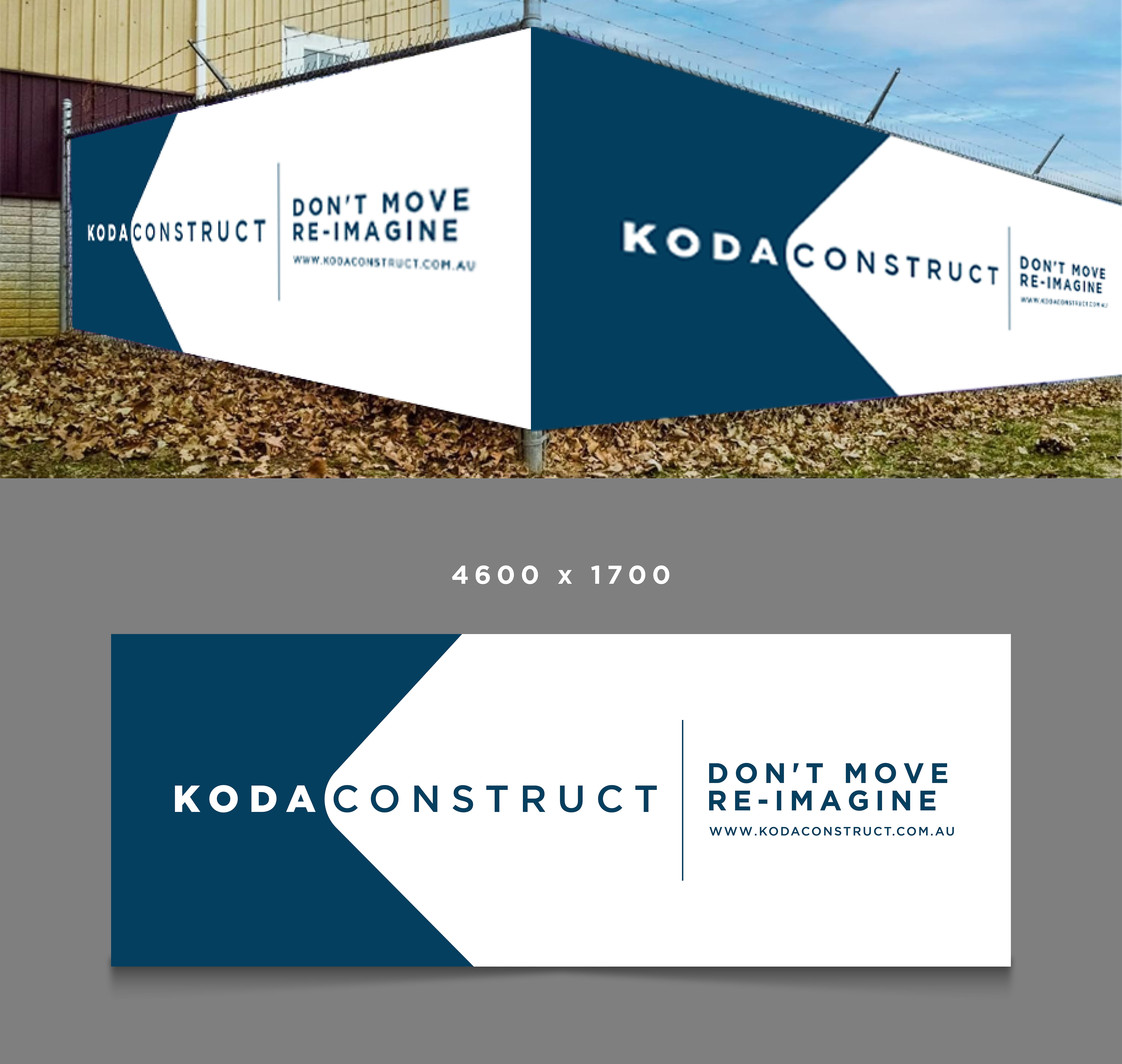 Graphic Design by 3Guys for Koda Construct | Design #37143092