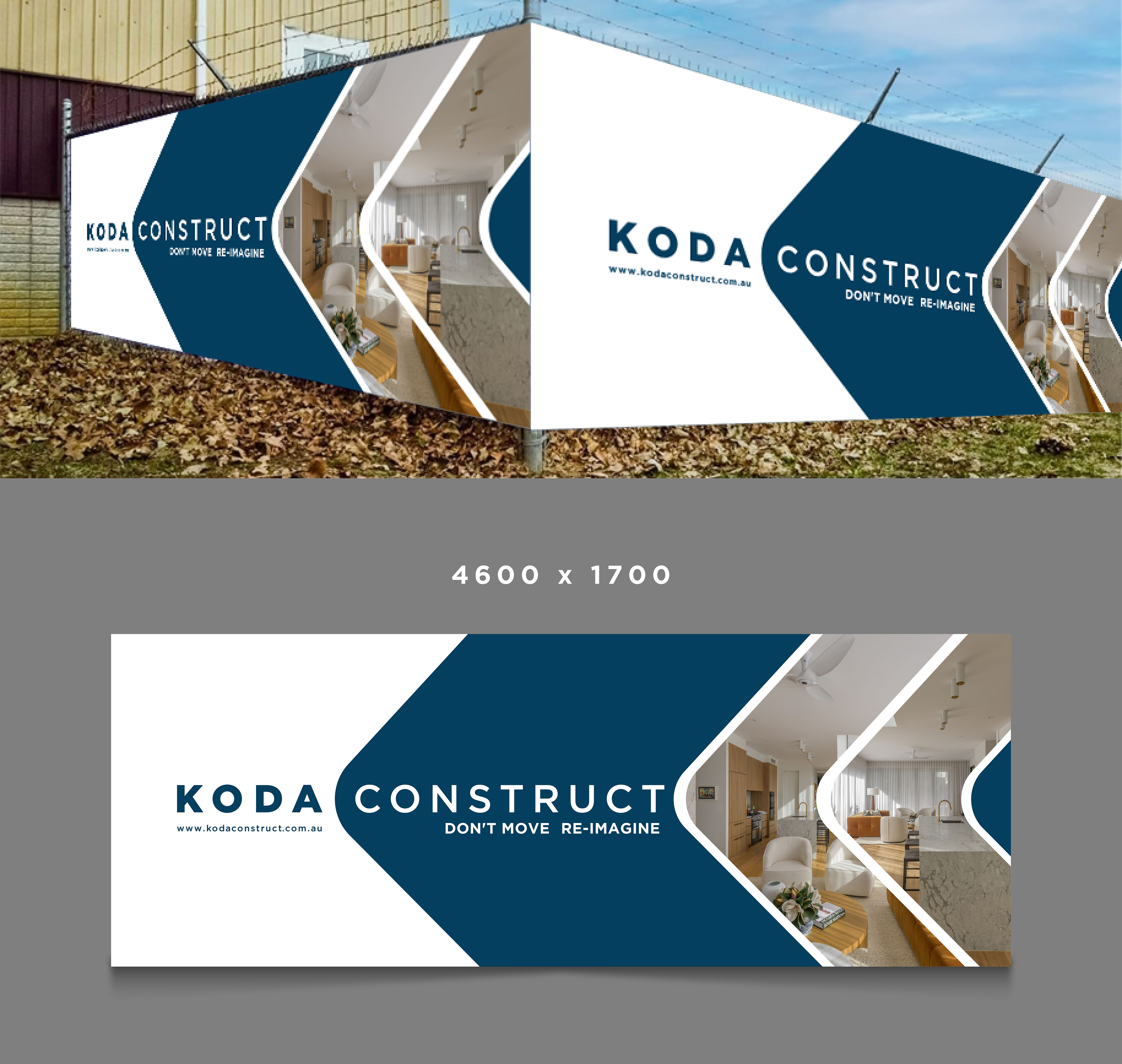 Graphic Design by 3Guys for Koda Construct | Design #37143094