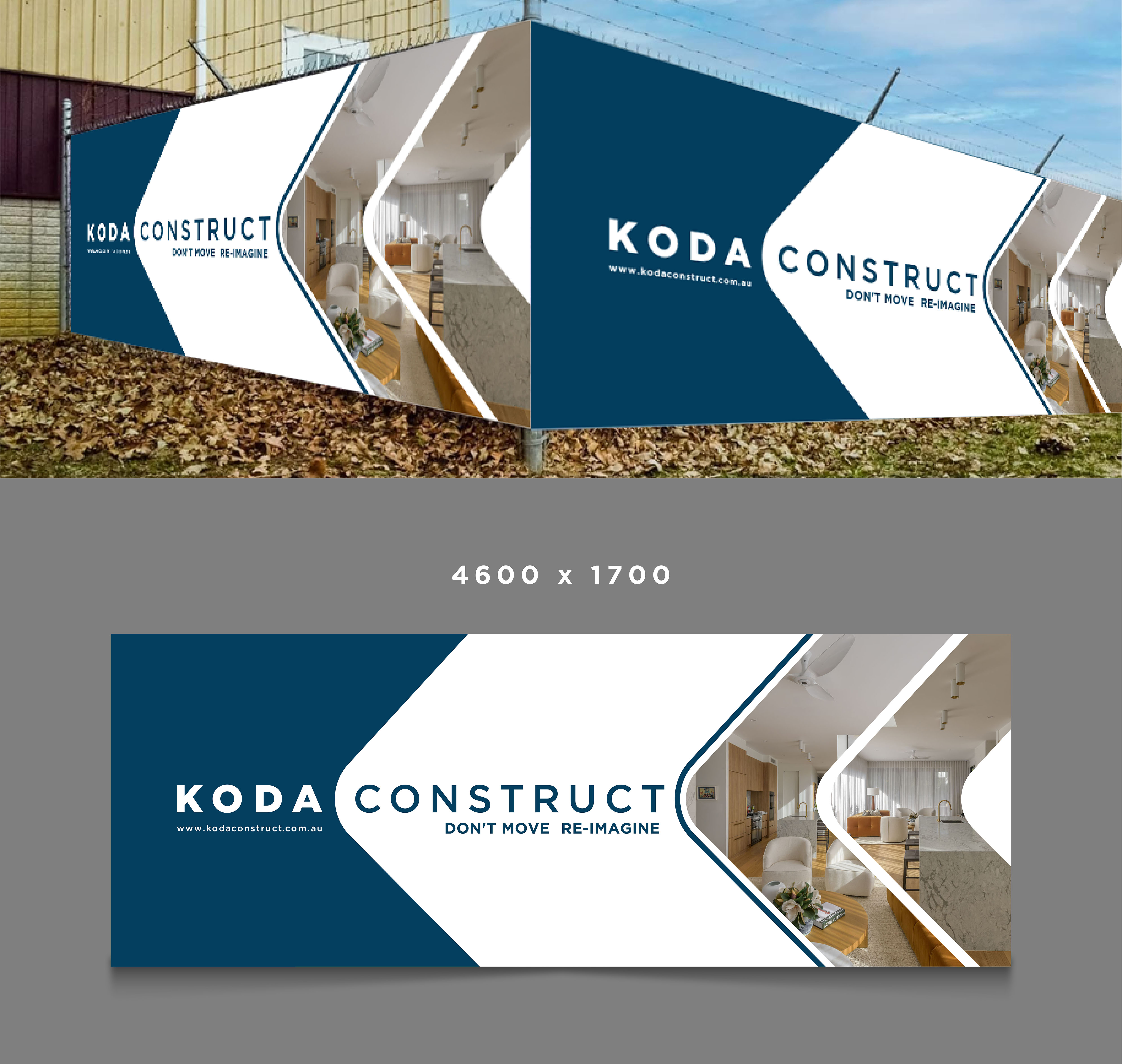Graphic Design by 3Guys for Koda Construct | Design #37143098