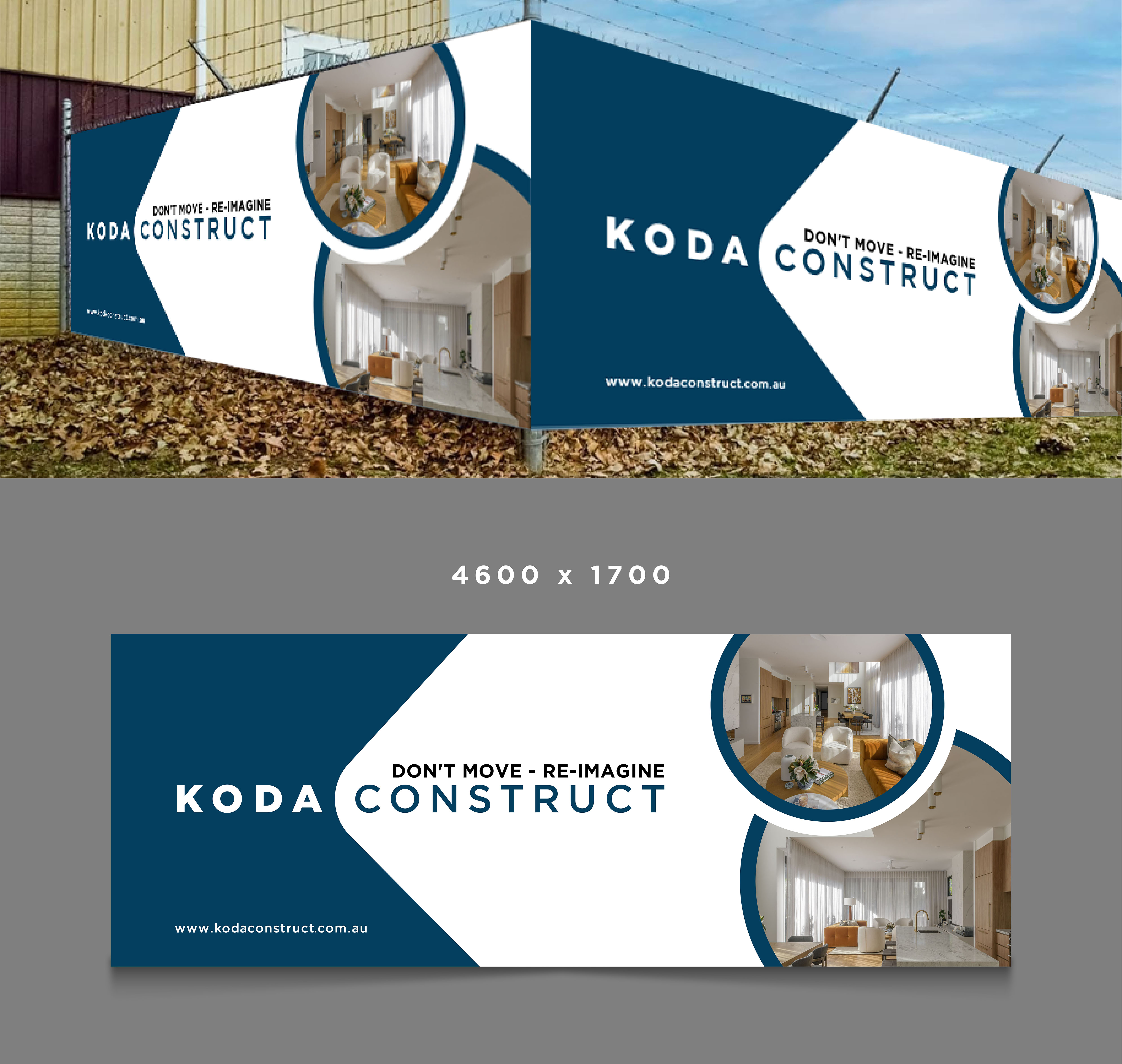 Graphic Design by 3Guys for Koda Construct | Design #37143099