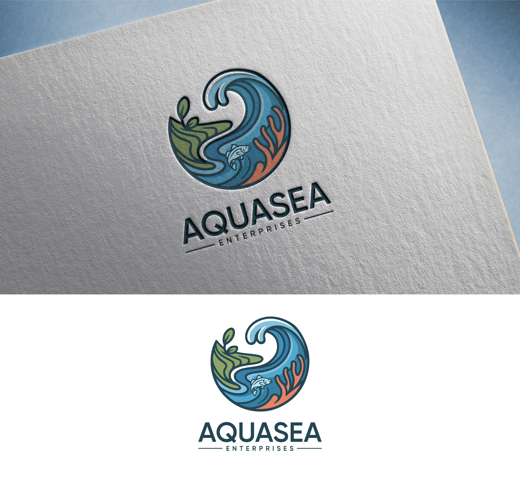 Logo Design by yozdesign for Aquasea | Design #37129033