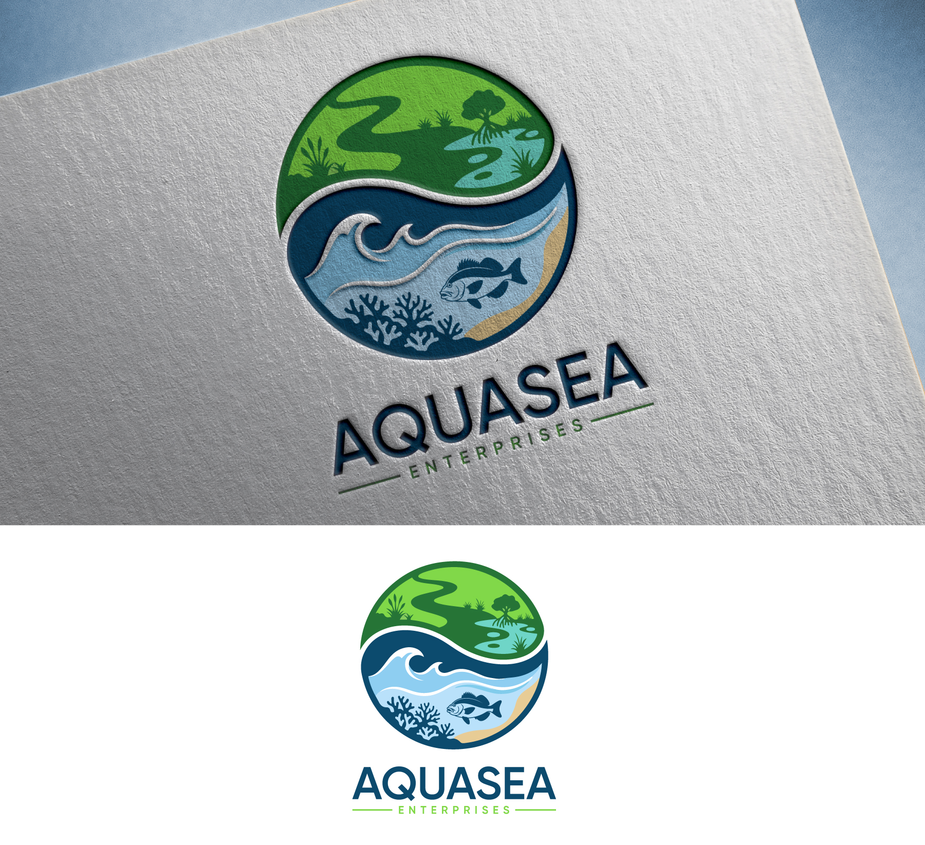 Logo Design by yozdesign for Aquasea | Design #37181356