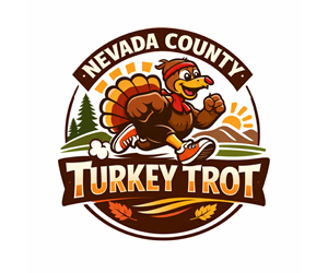 Nevada County Turkey Trot logo design