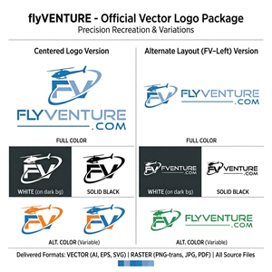 Logo Design by Pilot_DesignR™ for flyVENTURE, LLC | Design: #37120722