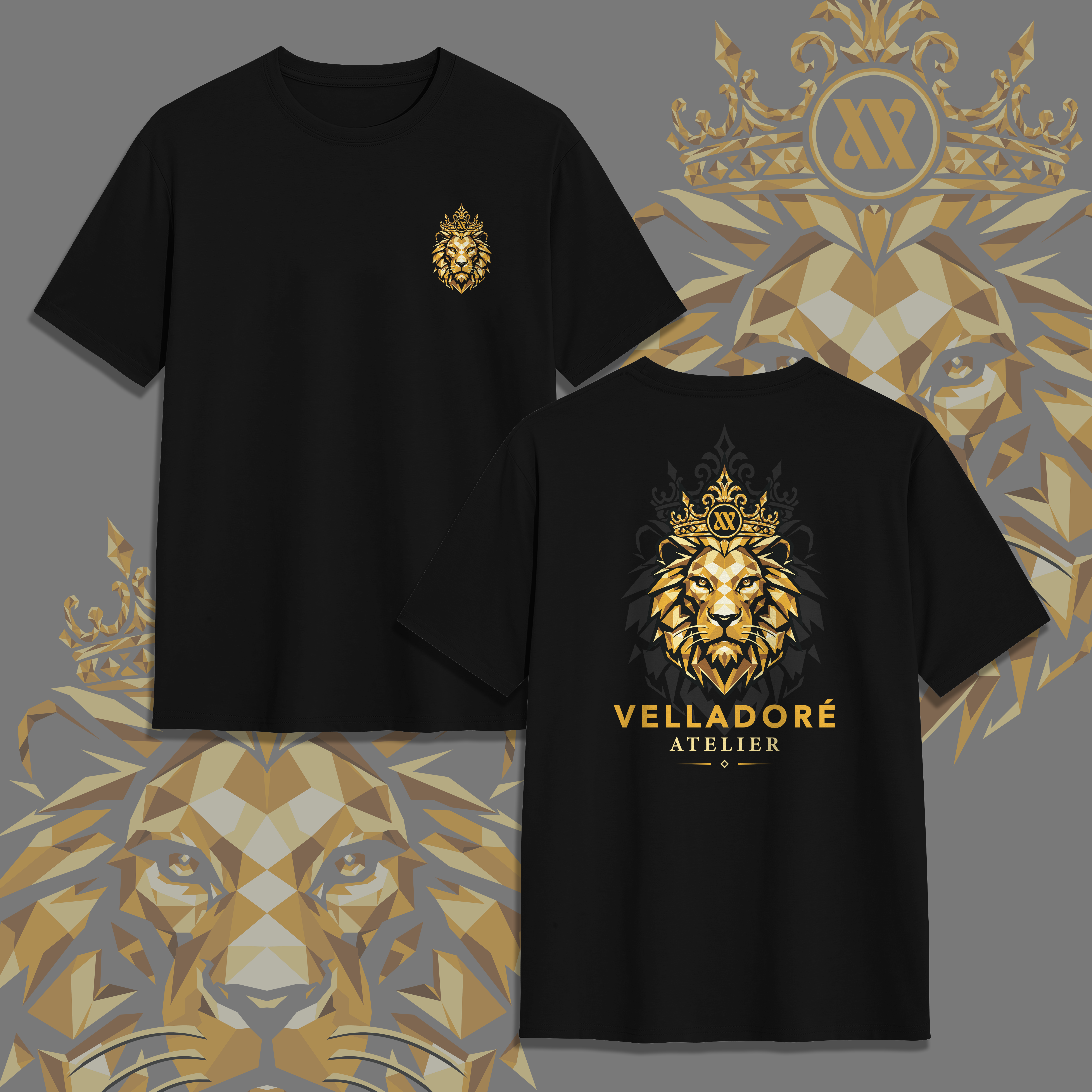 T-shirt Design by V FOUR DESIGN for Velladore Atelier | Design #37134090