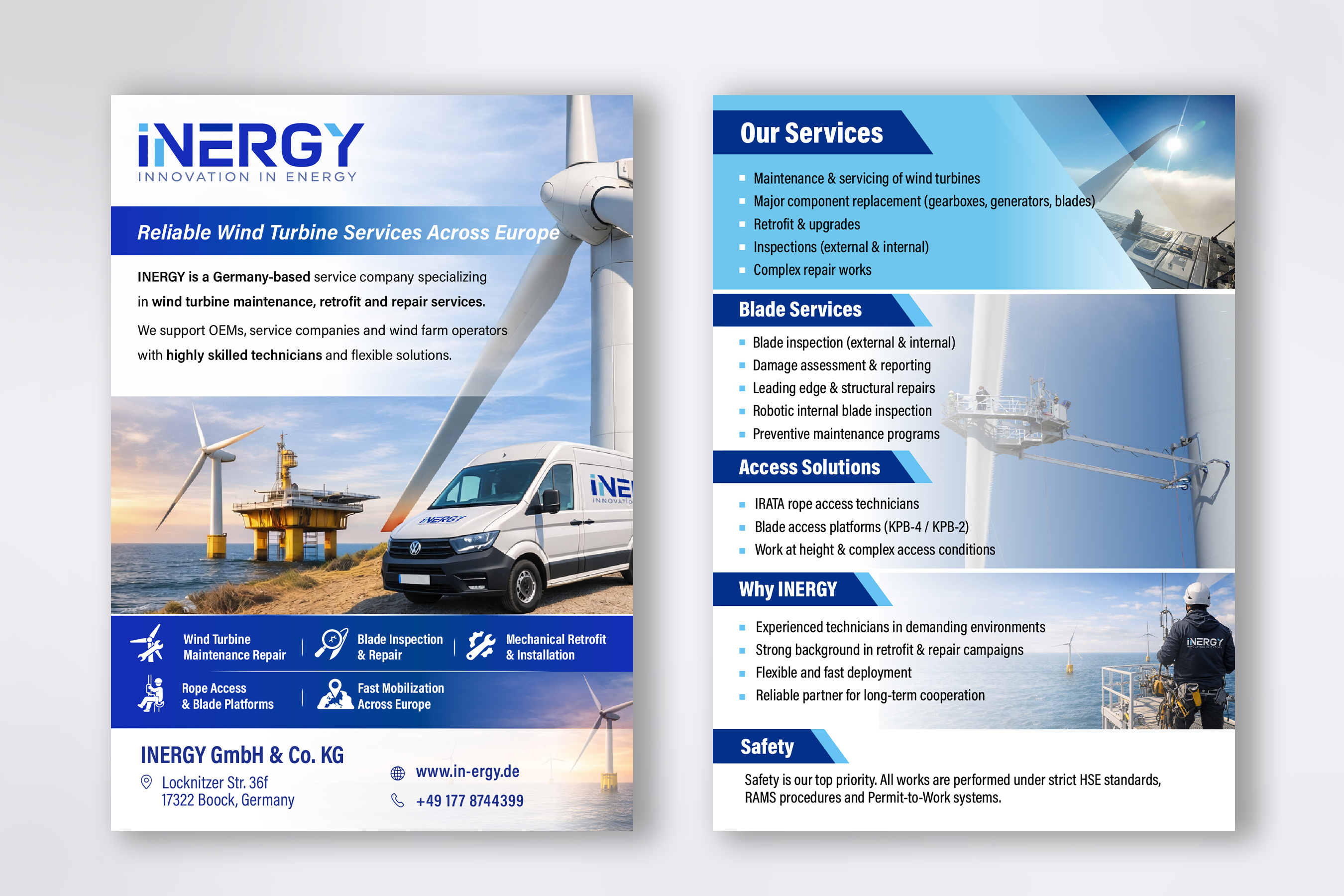 Flyer Design by MDesigns ™ for Inergy GmbH & Co.KG | Design #37129231