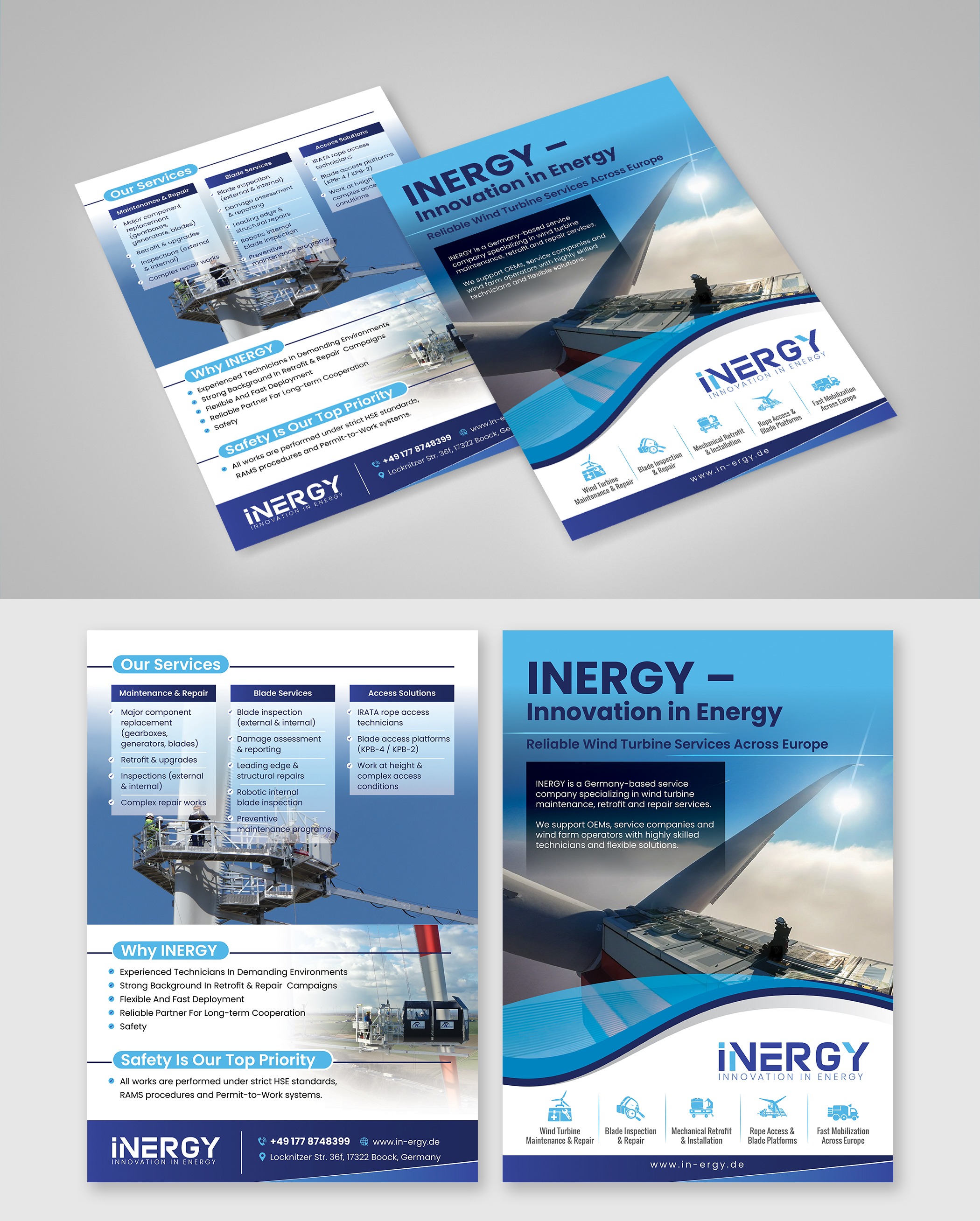 Flyer Design by Impressive Designs for Inergy GmbH & Co.KG | Design #37129493