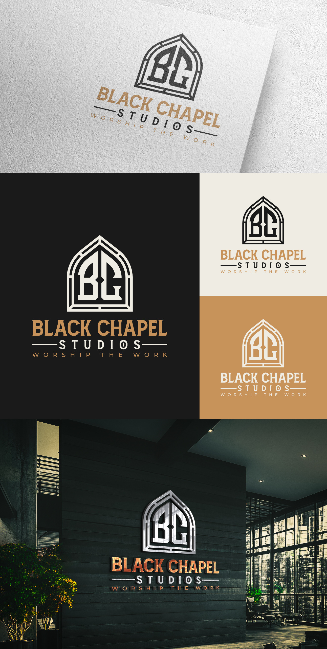 Logo Design by Design Athics for Black Chapel Studios | Design #37125057