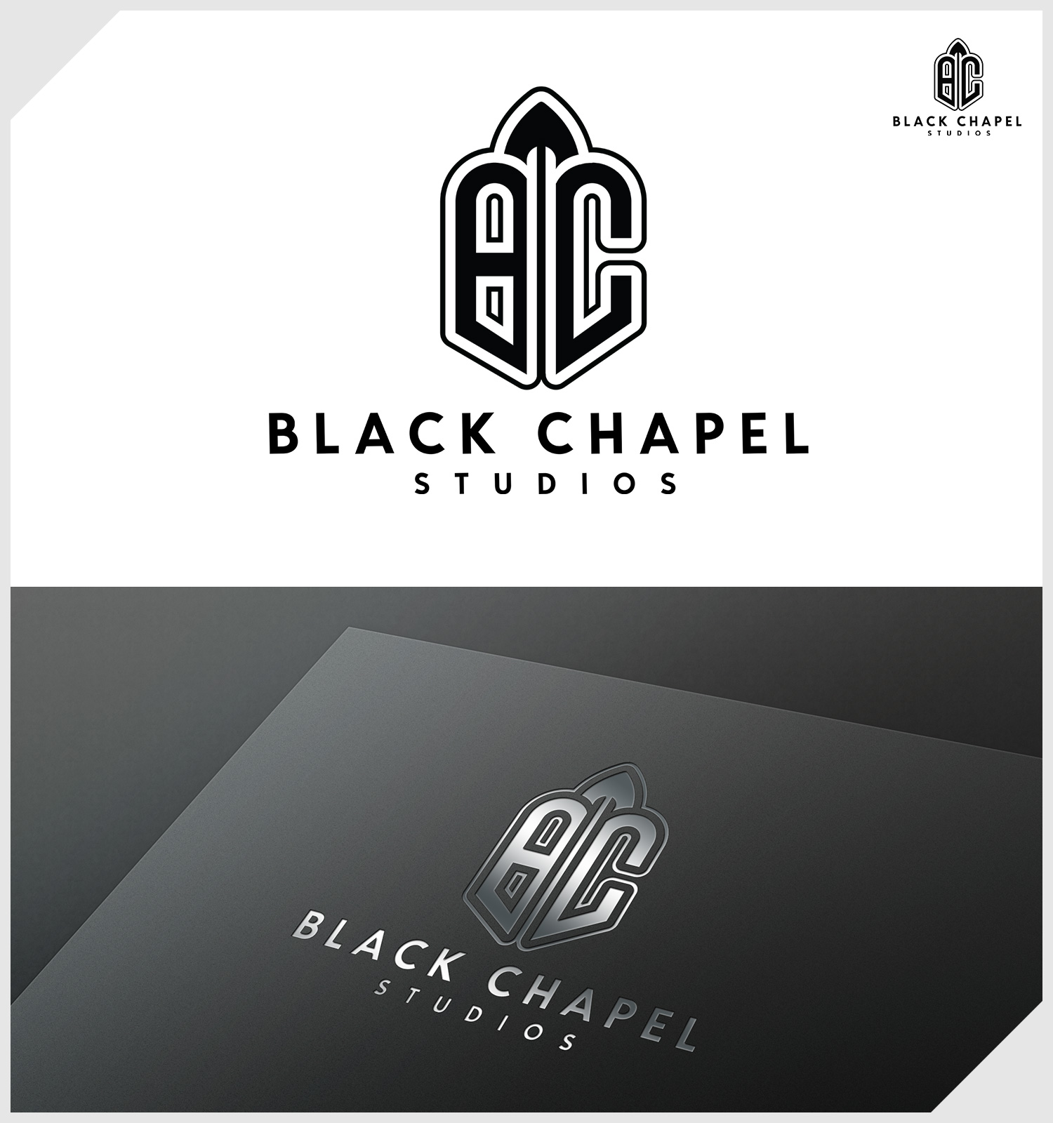 Logo Design by IDesign1606 for Black Chapel Studios | Design #37134375