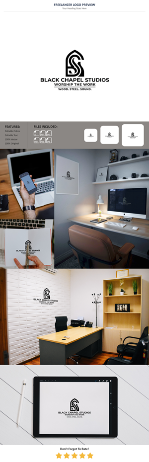 Logo Design by Pixel Foundry for Black Chapel Studios | Design: #37126333