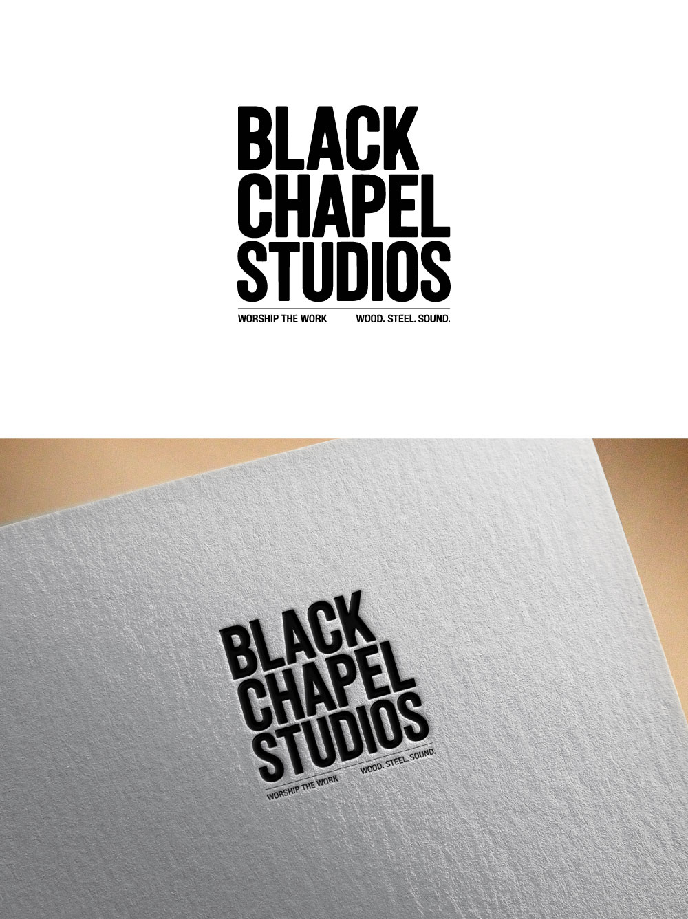 Logo Design by KING JM for Black Chapel Studios | Design #37132666