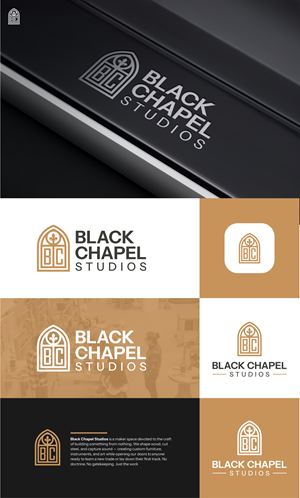 Logo Design by Noekha Studio for Black Chapel Studios | Design: #37132691