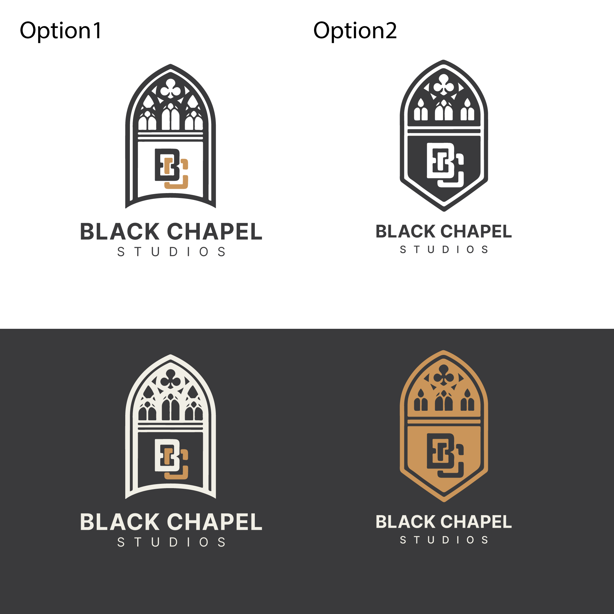 Logo Design by Casey Kelechi for Black Chapel Studios | Design #37126964