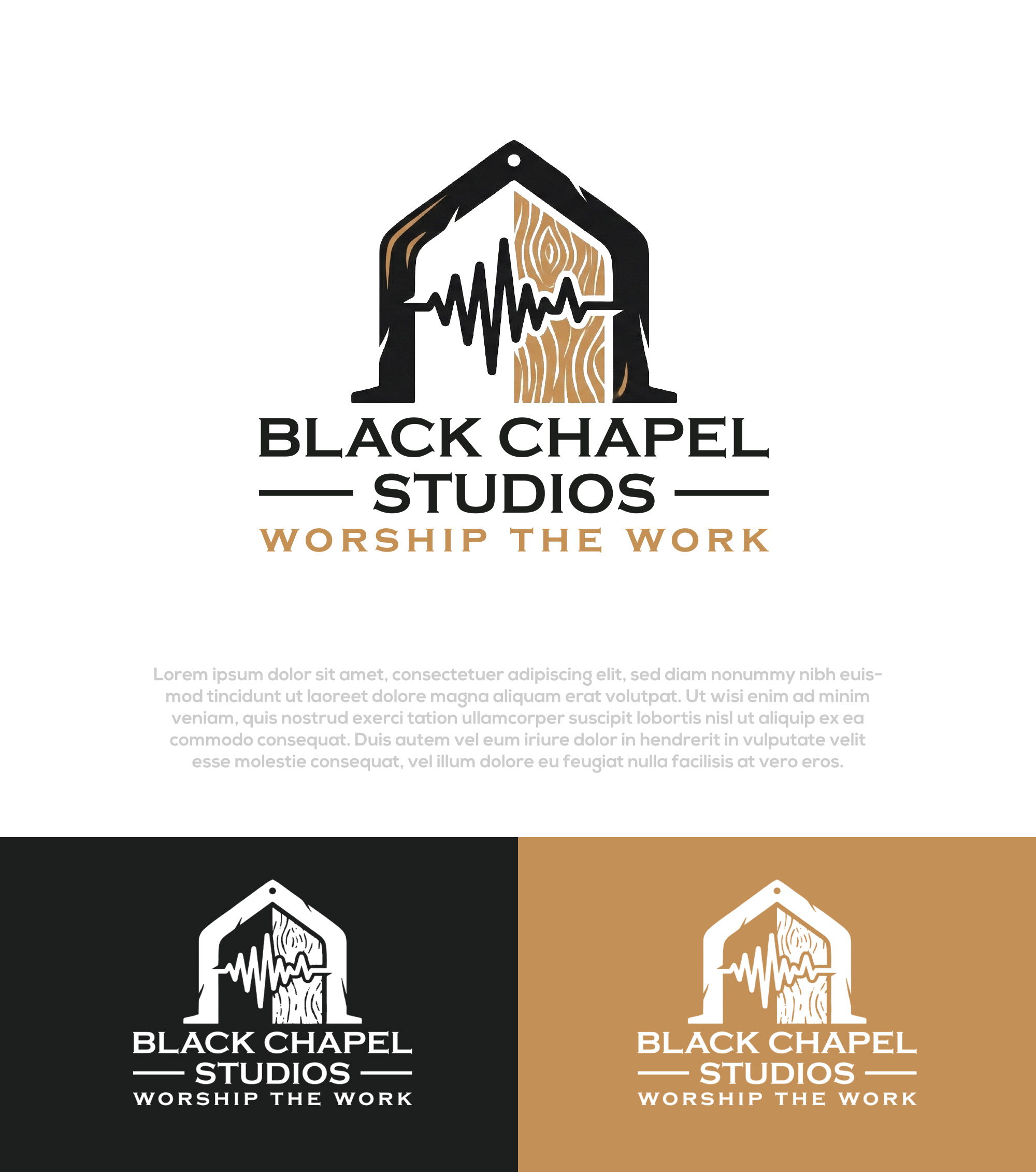 Logo Design by Pilot_DesignR™ for Black Chapel Studios | Design #37126715