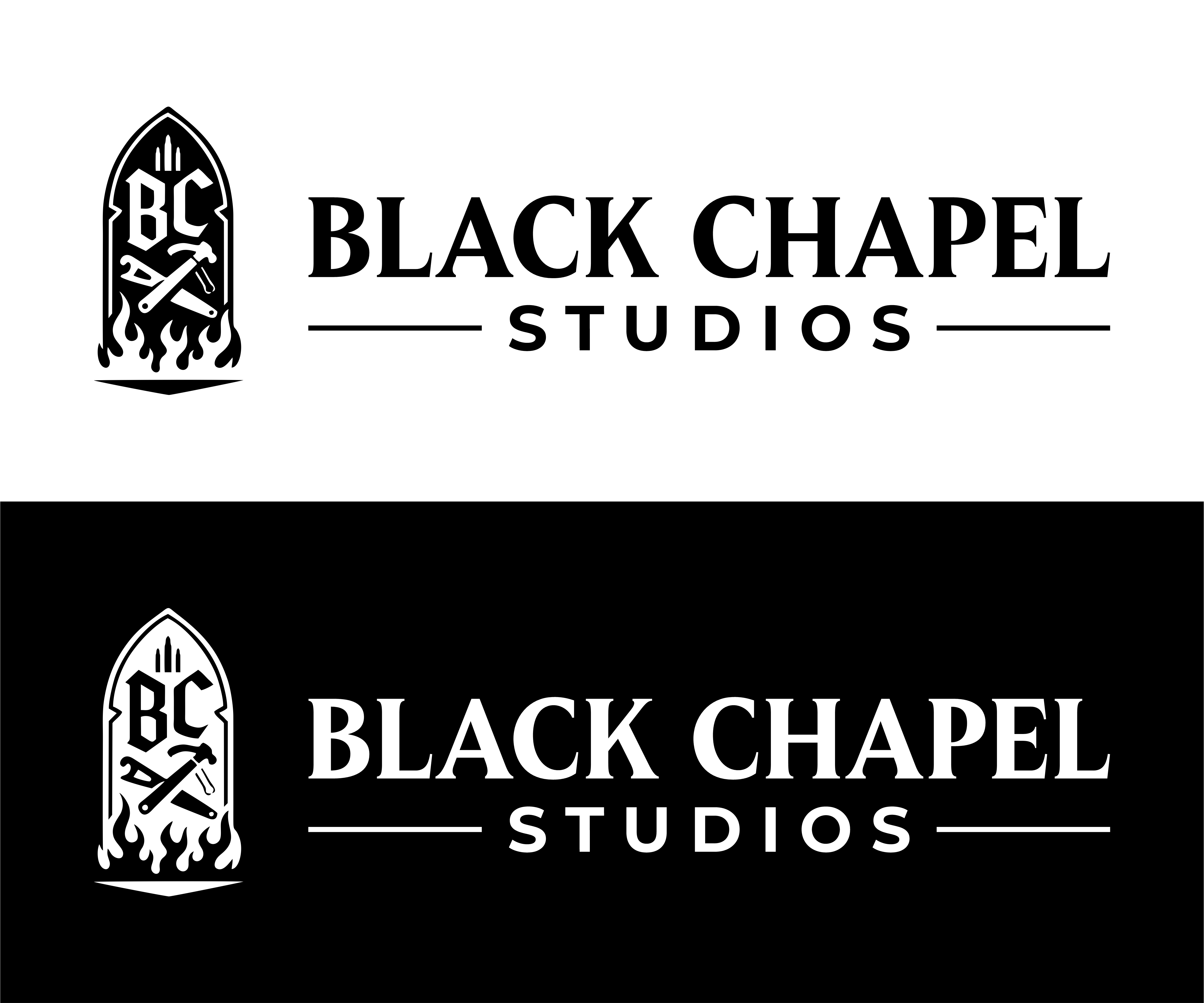 Logo Design by sam pitak for Black Chapel Studios | Design #37125811