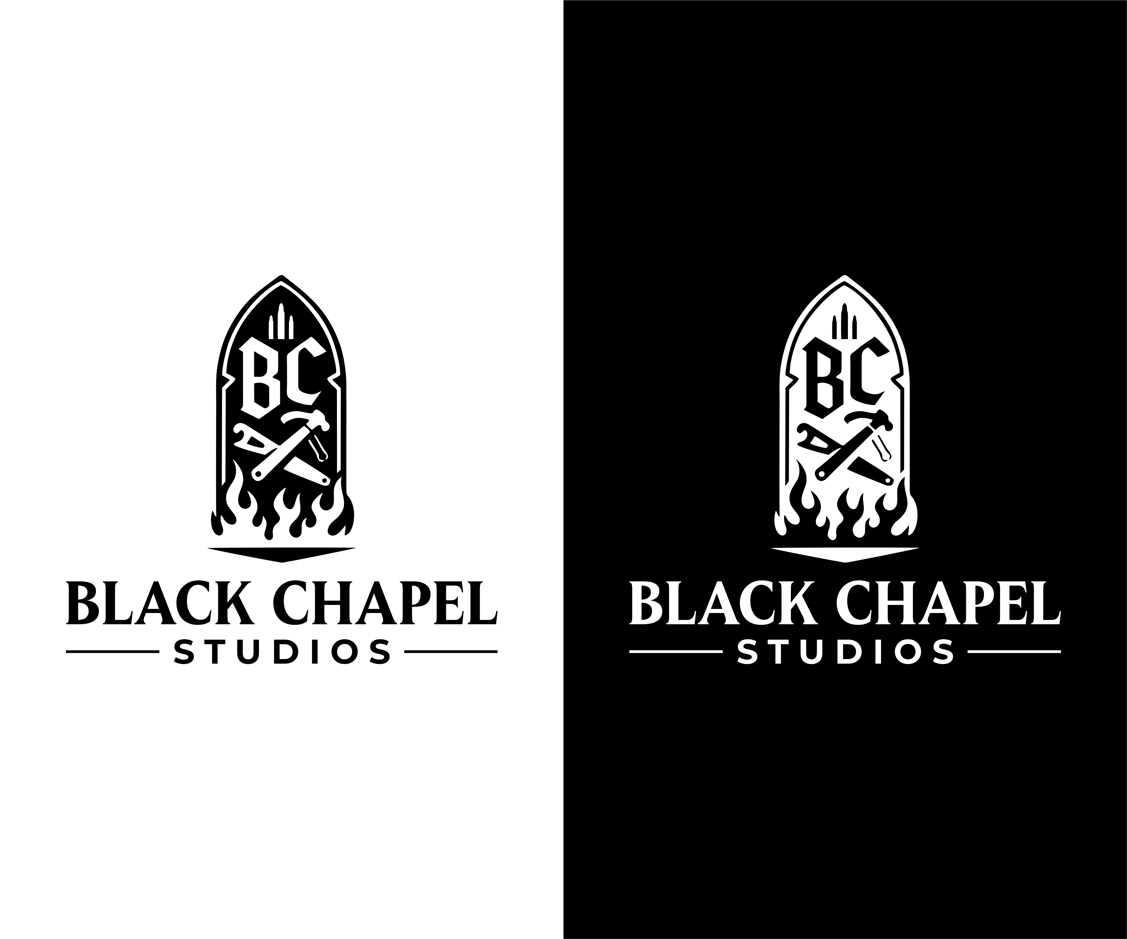 Logo Design by sam pitak for Black Chapel Studios | Design #37127614