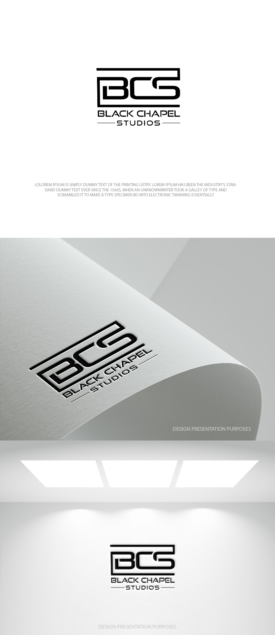 Logo Design by zebronicgraphic for Black Chapel Studios | Design #37125721