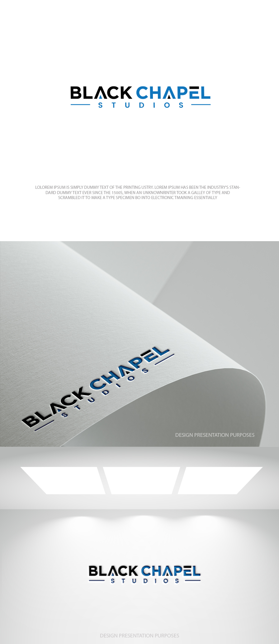 Logo Design by zebronicgraphic for Black Chapel Studios | Design #37125722