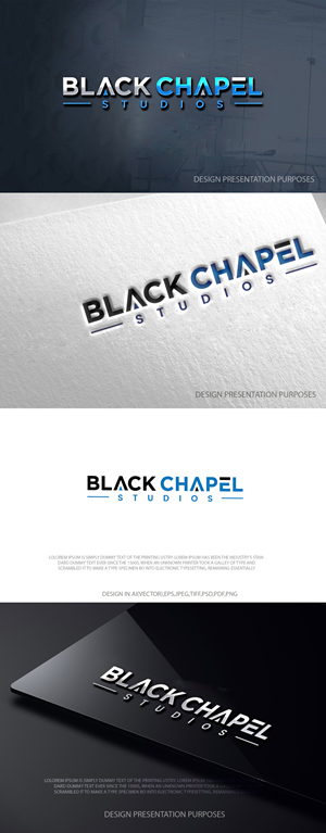 Logo Design by zebronicgraphic for Black Chapel Studios | Design: #37125724