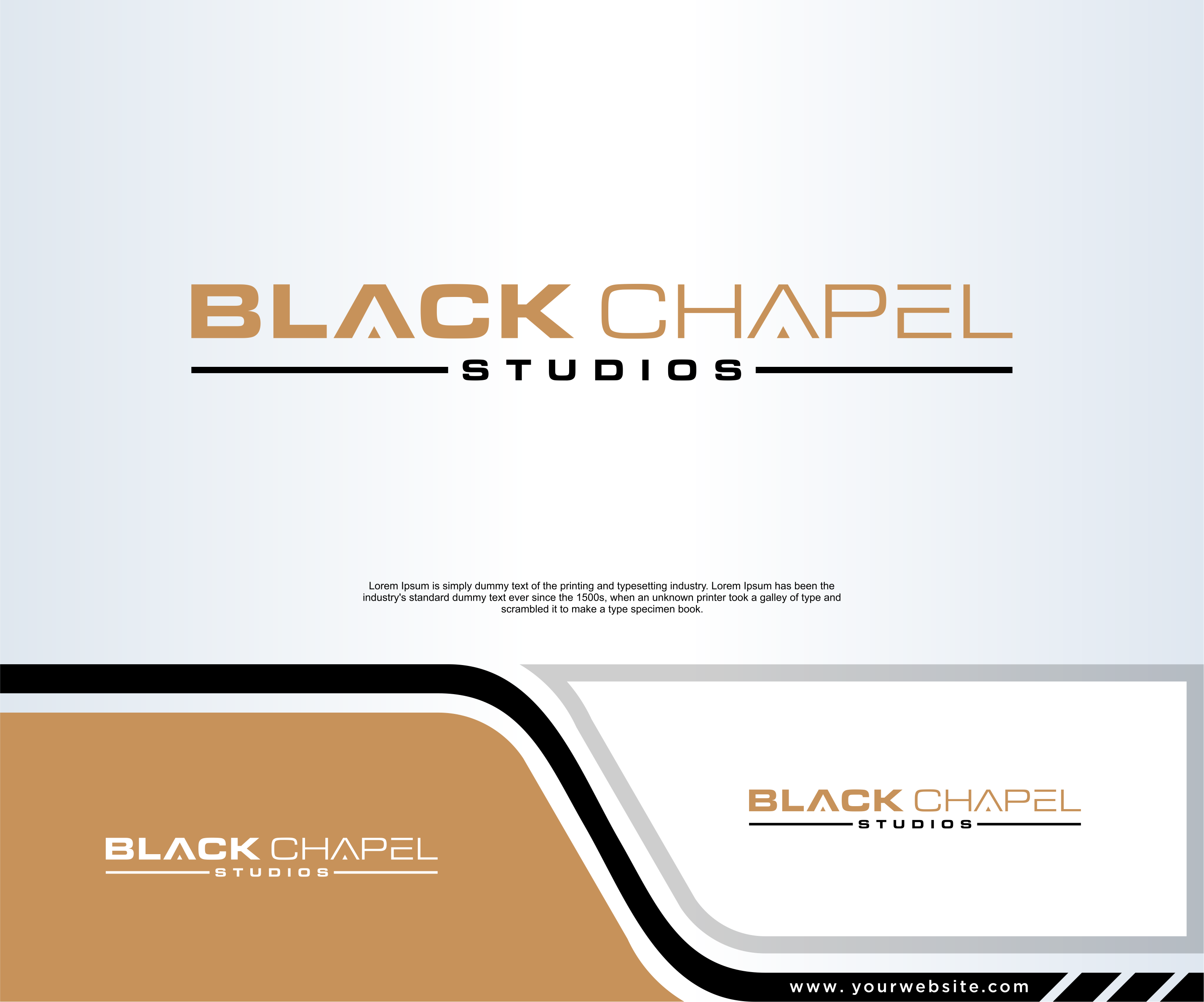 Diseño de Logo por dobleh_creative para Black Chapel Studios | Diseño #37124838