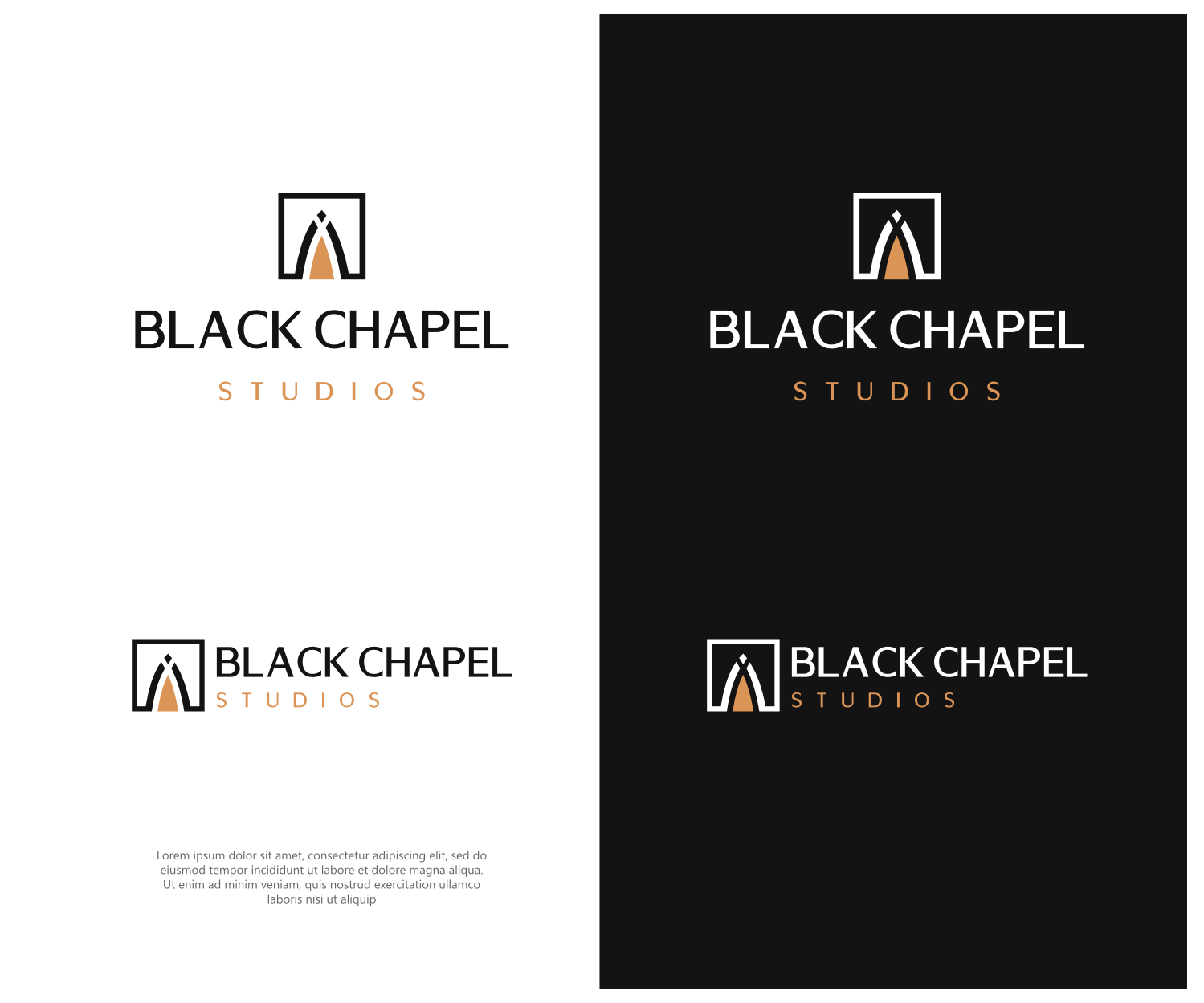Logo Design by ThiagoB for Black Chapel Studios | Design #37124733