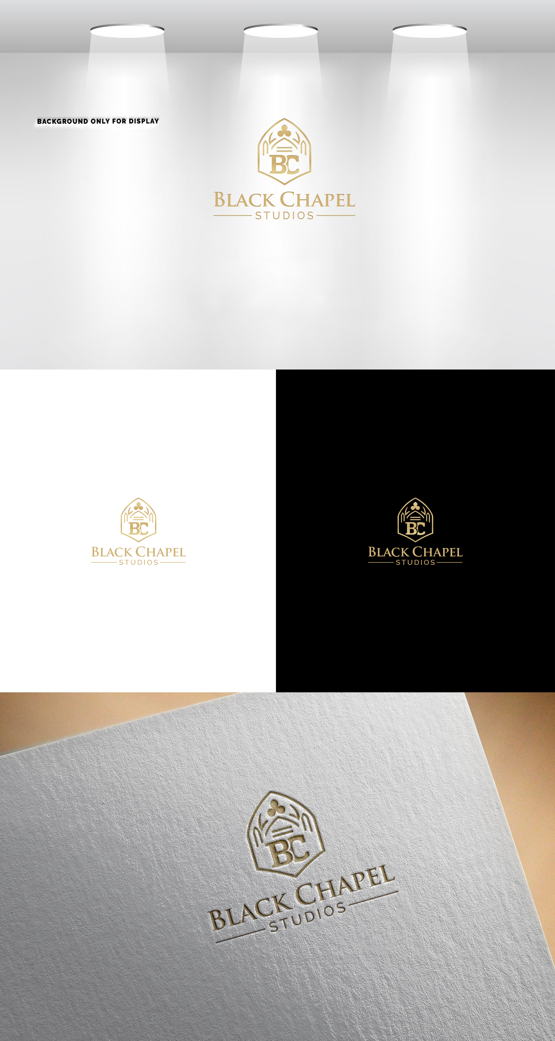 Logo Design by Soonia for Black Chapel Studios | Design #37125479