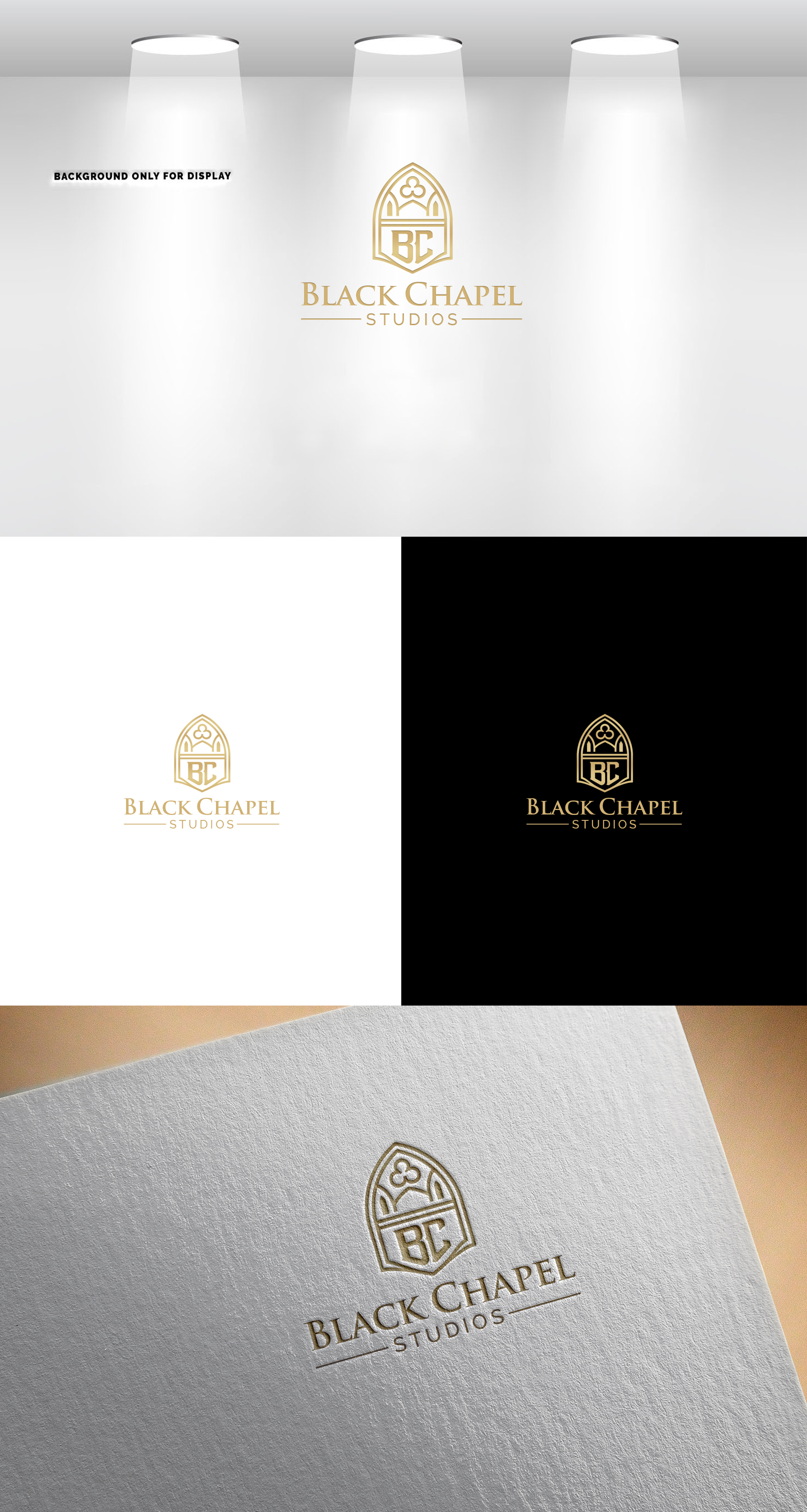 Logo Design by Soonia for Black Chapel Studios | Design #37125481