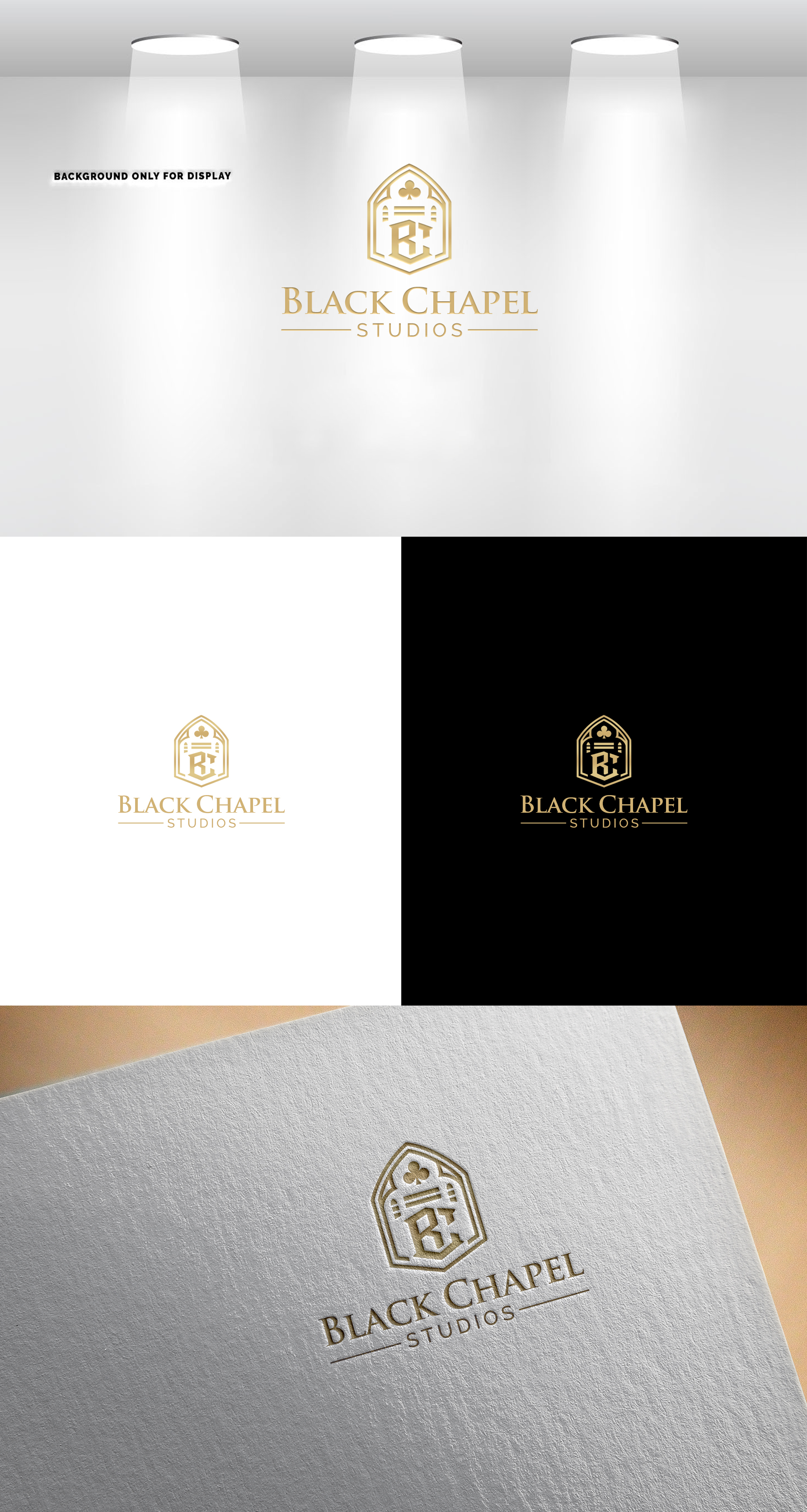 Logo Design by Soonia for Black Chapel Studios | Design #37125483