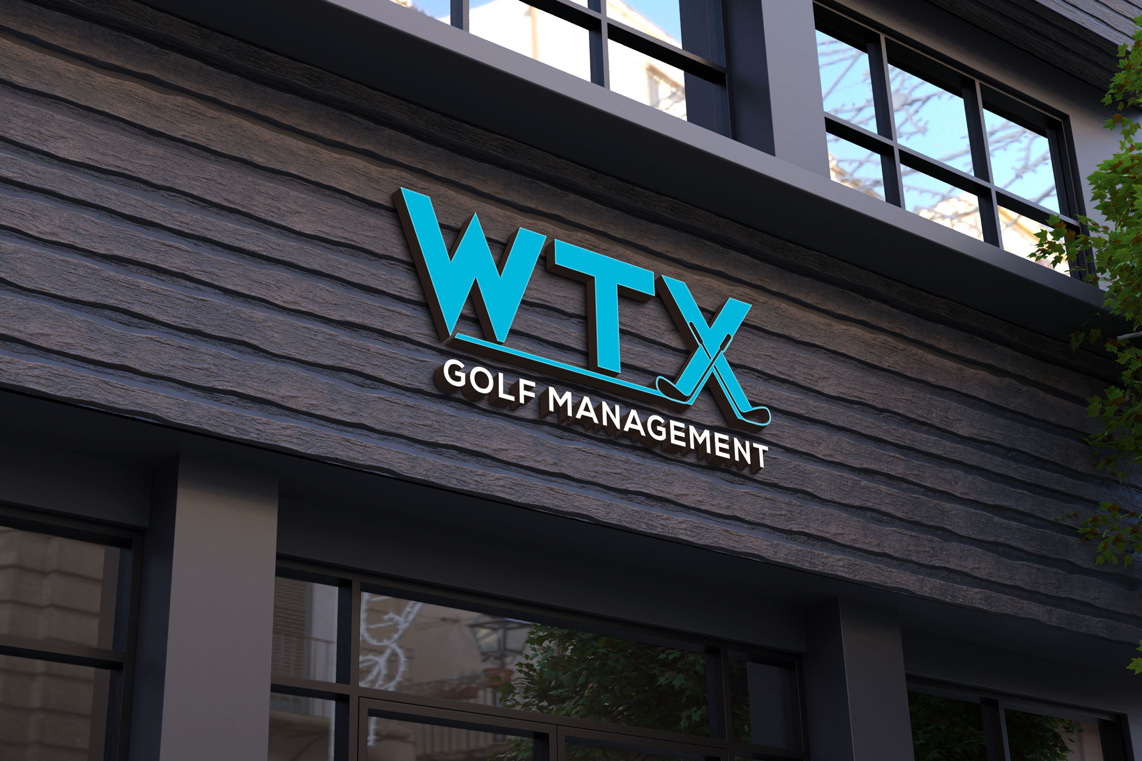 Diseño de Logo por Kavth para WTX Golf Management | Diseño #37147900