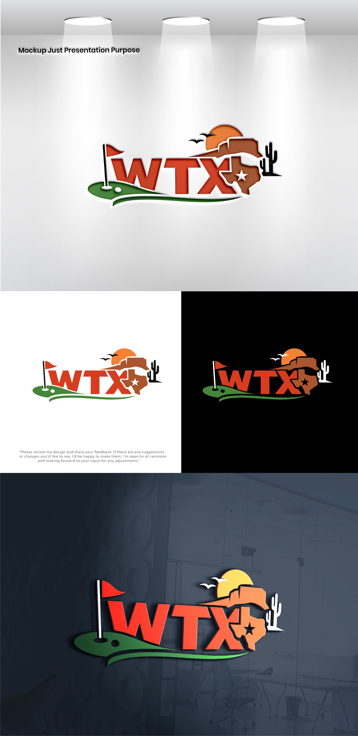 Diseño de Logo por Pixel Foundry para WTX Golf Management | Diseño #37126650