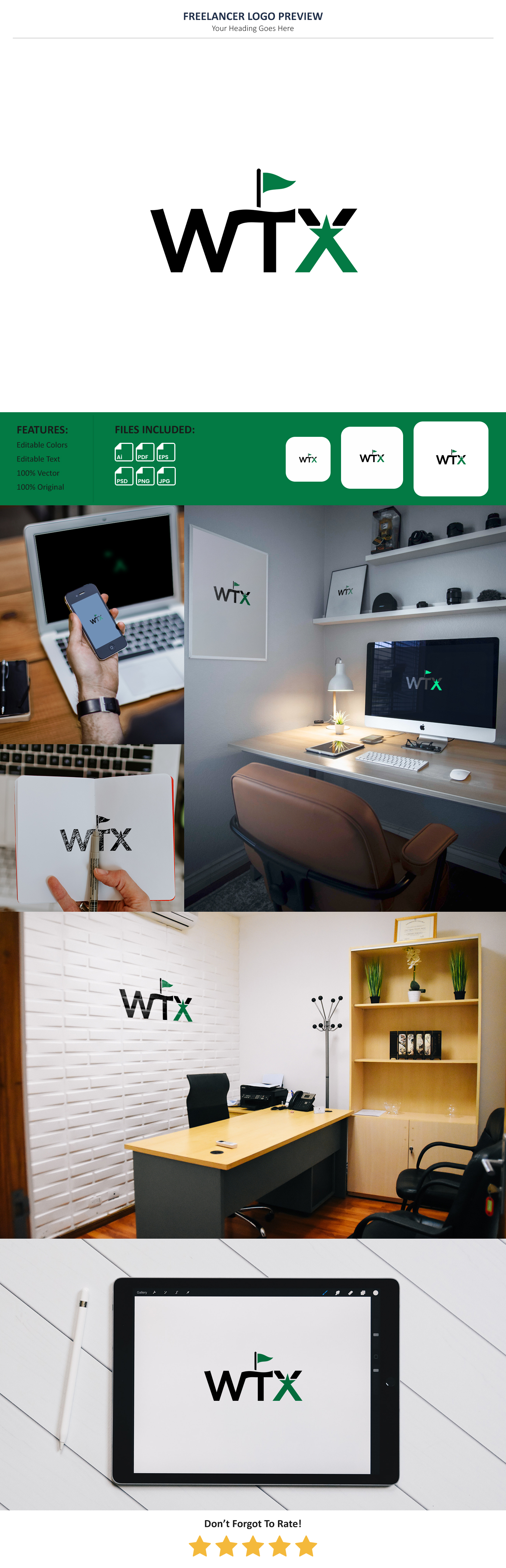 Diseño de Logo por Pixel Foundry para WTX Golf Management | Diseño #37126651