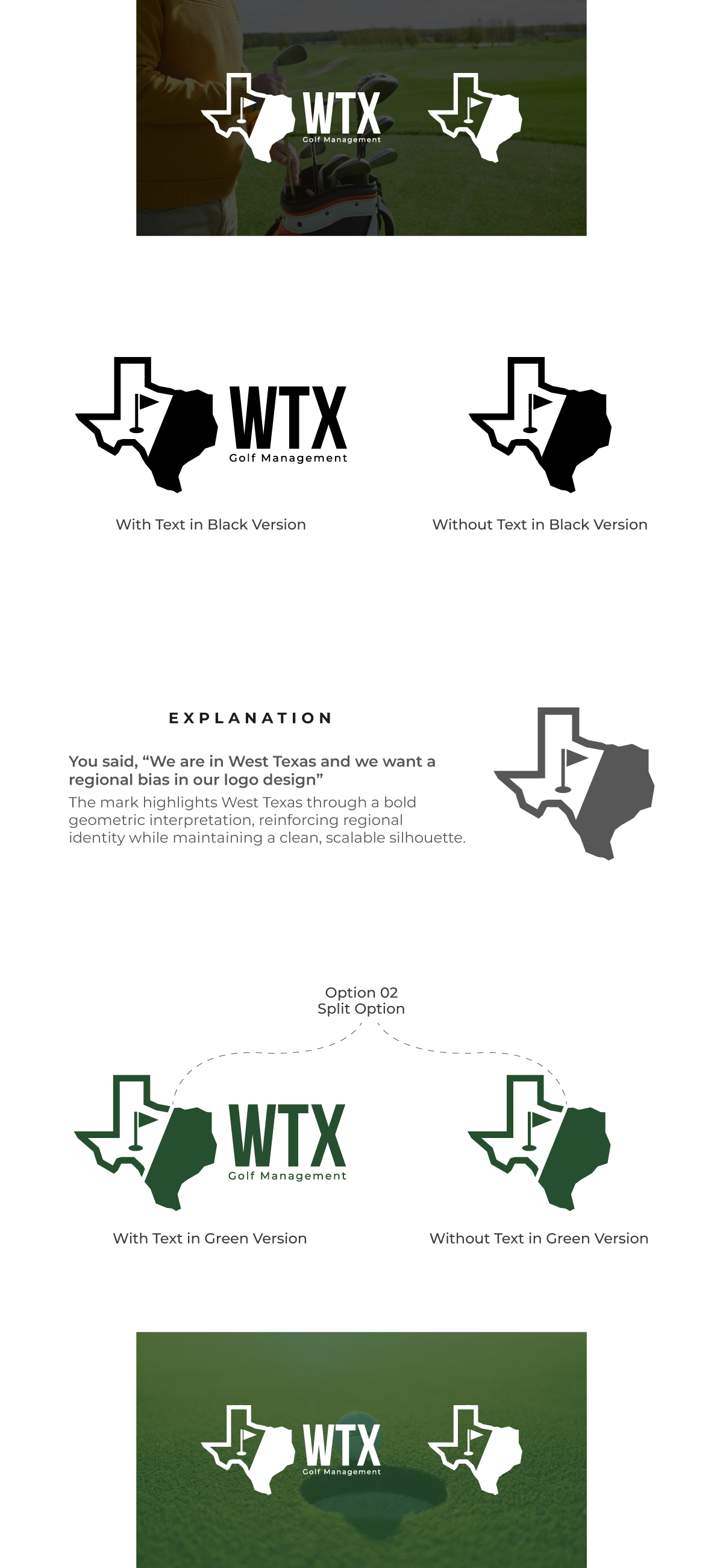 Logo Design by Md Hasin Israk for WTX Golf Management | Design #37147506
