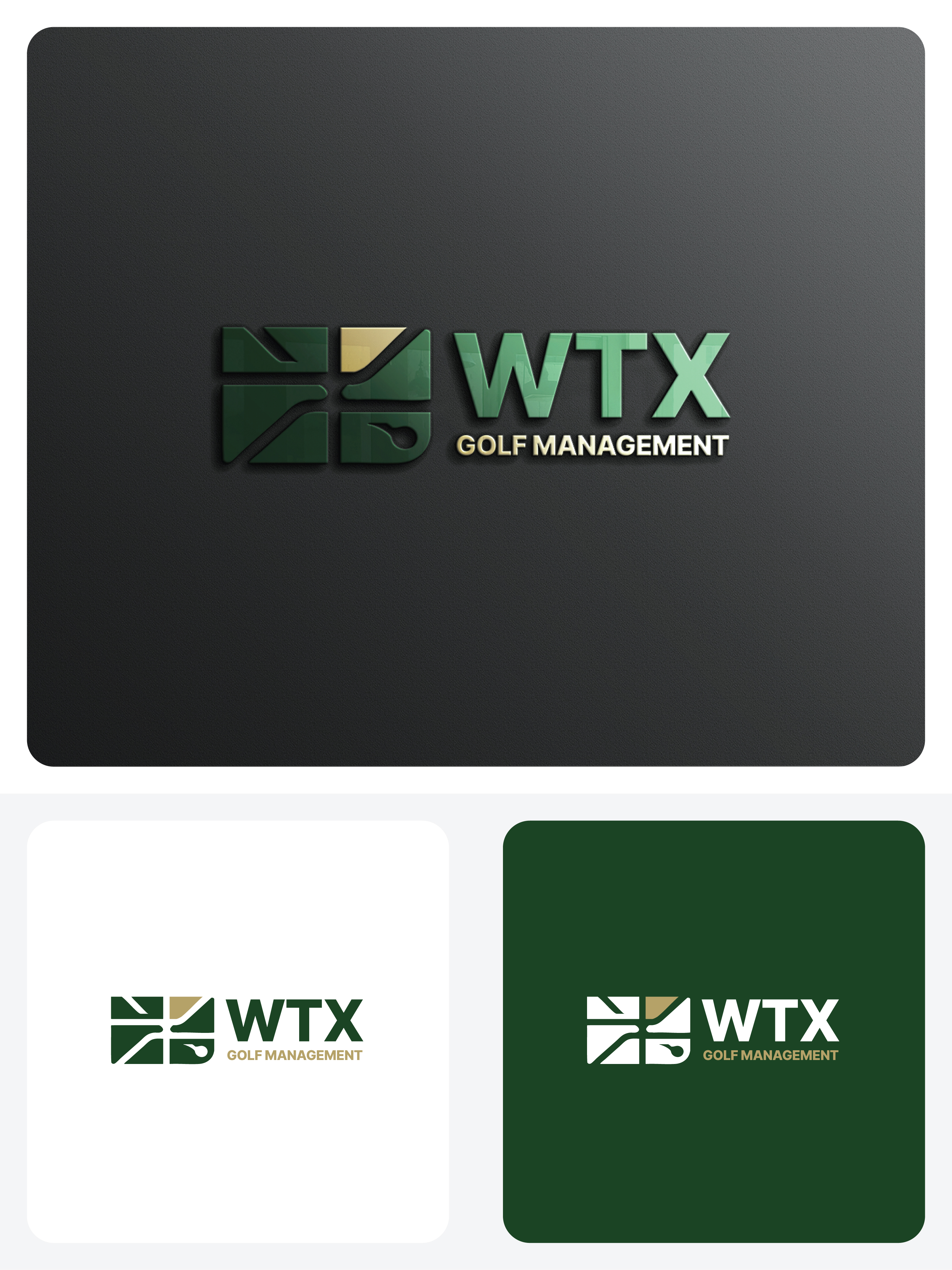 Logo Design by raju.creative for WTX Golf Management | Design #37126800