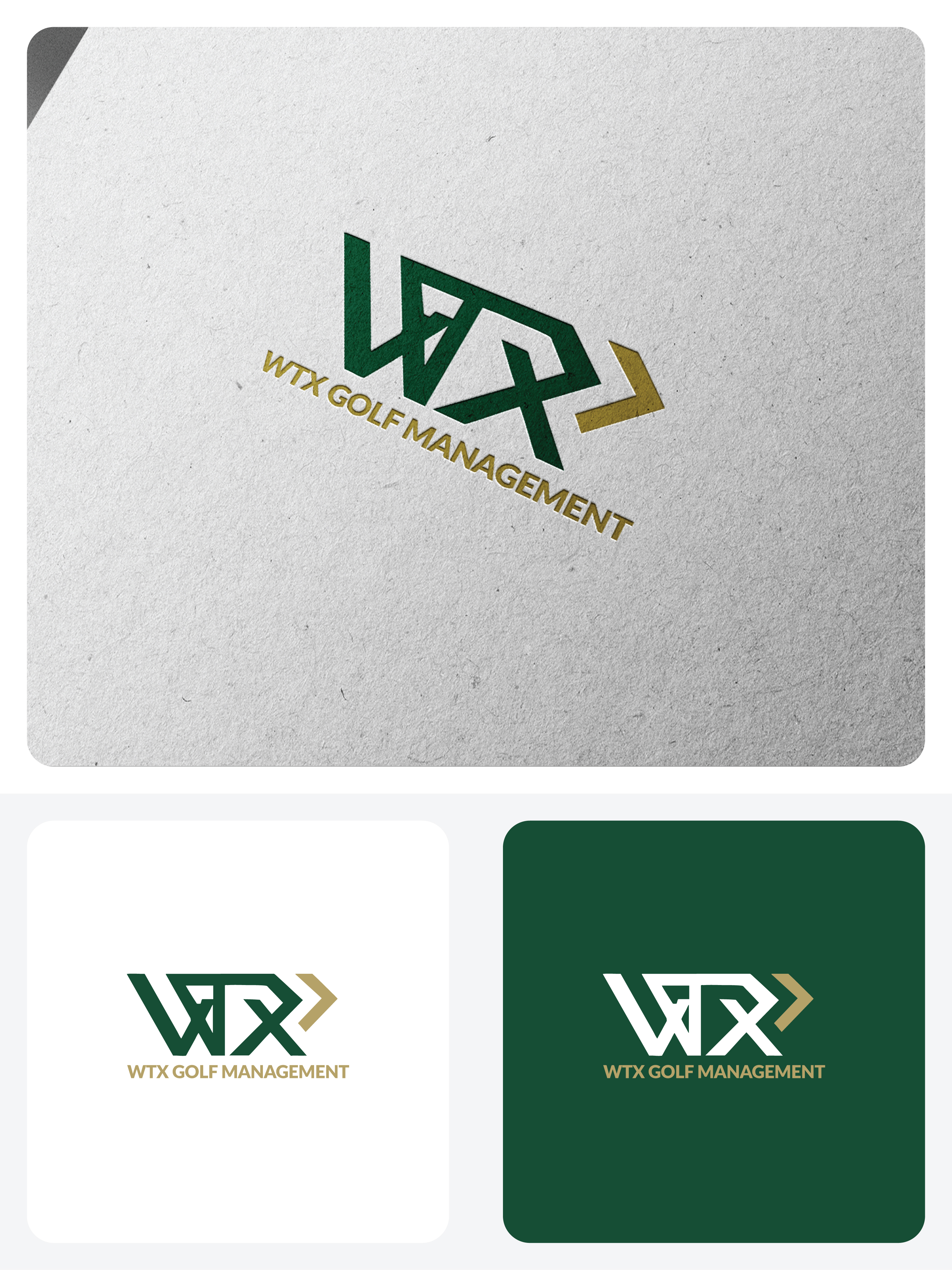 Diseño de Logo por raju.creative para WTX Golf Management | Diseño #37126801