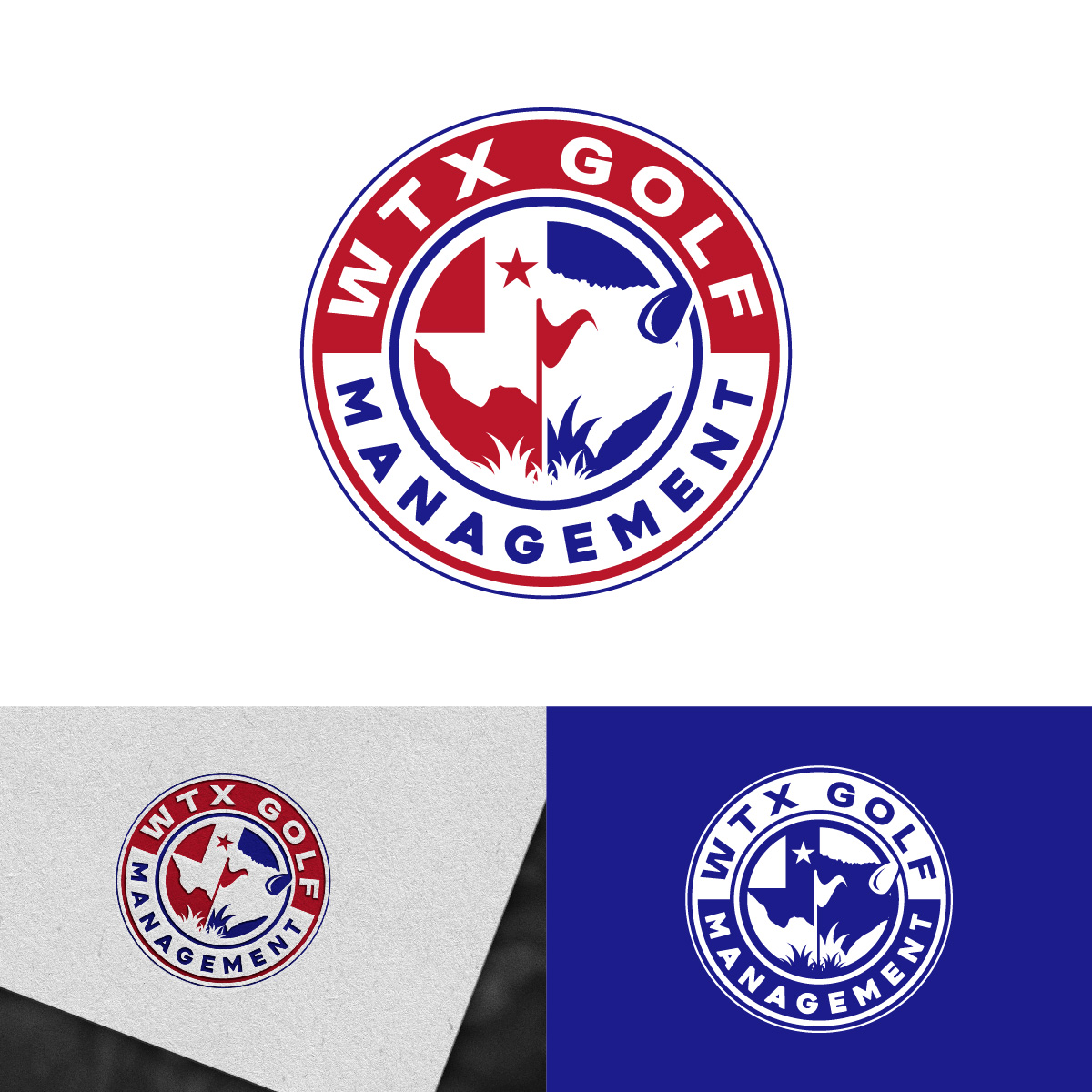 Diseño de Logo por DesignLima para WTX Golf Management | Diseño #37128514
