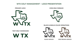 Diseño de Logo por UAD DESIGNS para WTX Golf Management | Diseño: #37138243