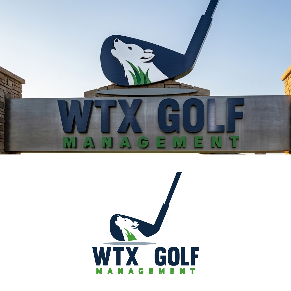 Diseño de Logo por Ansh Design para WTX Golf Management | Diseño #37130095