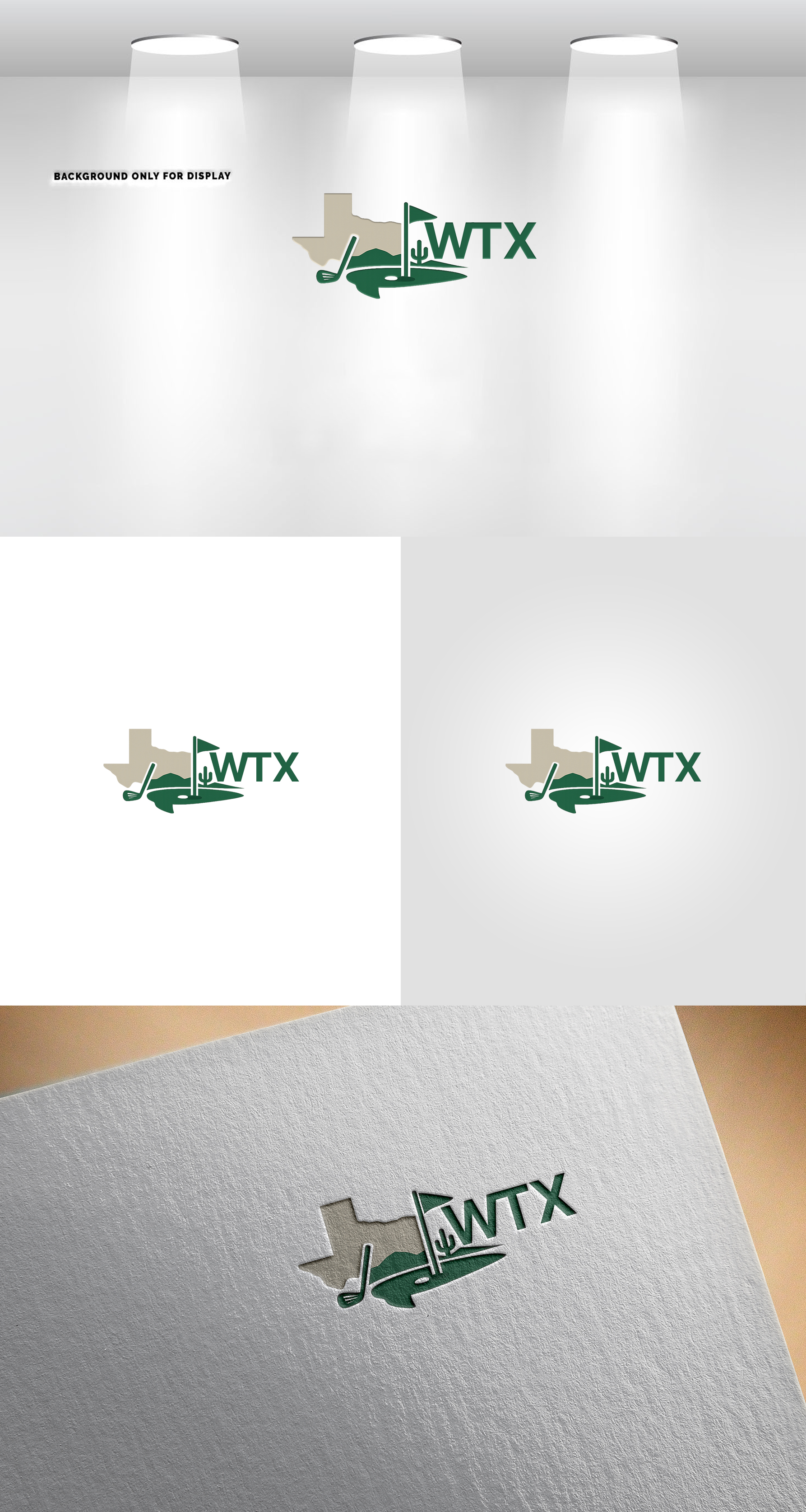 Diseño de Logo por Soonia para WTX Golf Management | Diseño #37128785