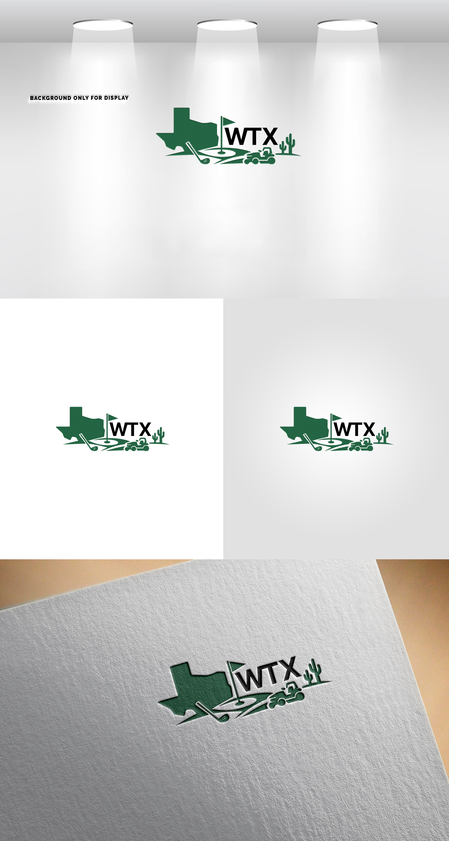 Diseño de Logo por Soonia para WTX Golf Management | Diseño #37128789