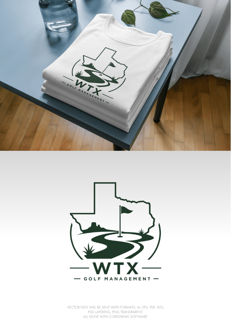 Logo Design by Design92 for WTX Golf Management | Design #37158434