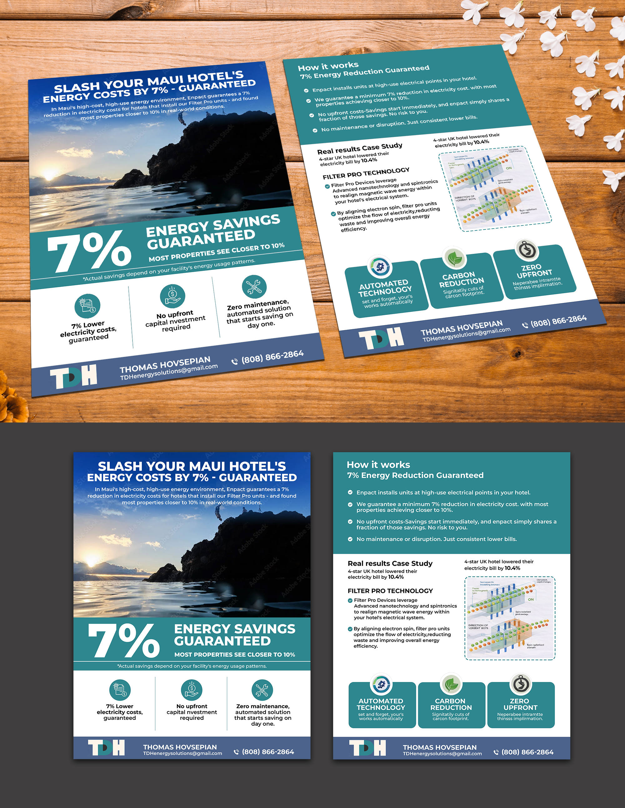 Flyer Design by 123graphics for TDH Energy Solutions | Design #37141369