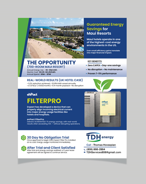 Flyer Design by saurov for TDH Energy Solutions | Design: #37129608