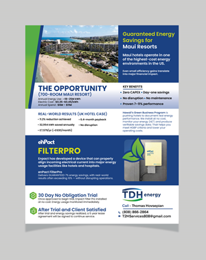 Flyer Design by saurov for TDH Energy Solutions | Design: #37136074