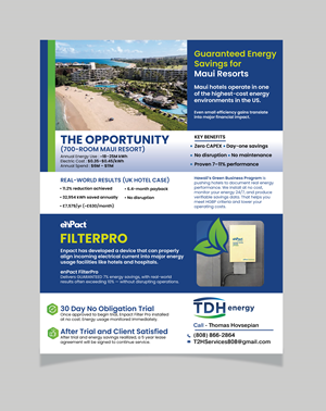 Flyer Design by saurov for TDH Energy Solutions | Design: #37136253