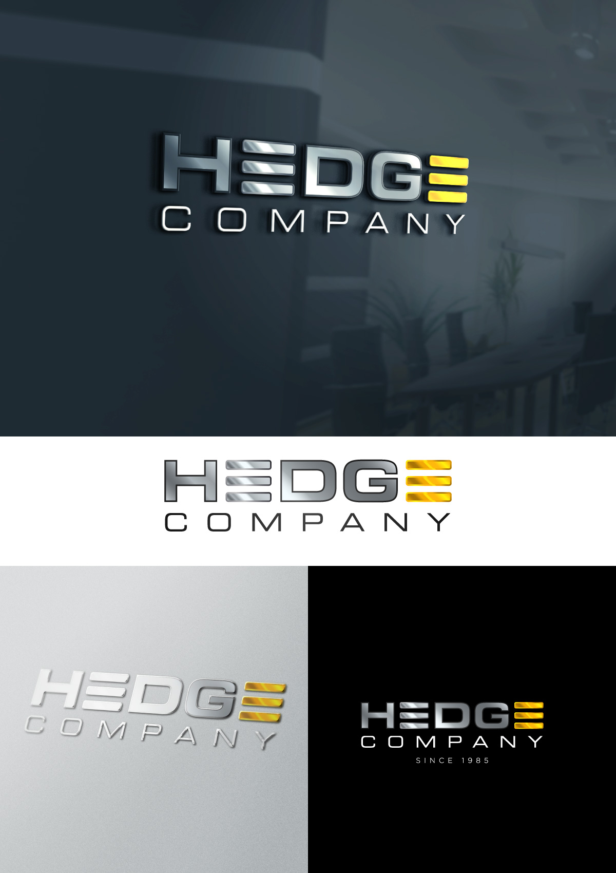Diseño de Logo por Sergio Coelho para Hedge Company | Diseño #37161534