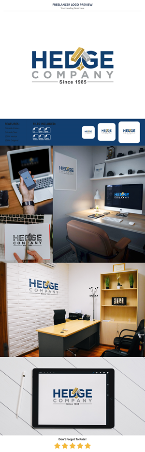 Logo Design by Pixel Foundry for Hedge Company | Design: #37131489