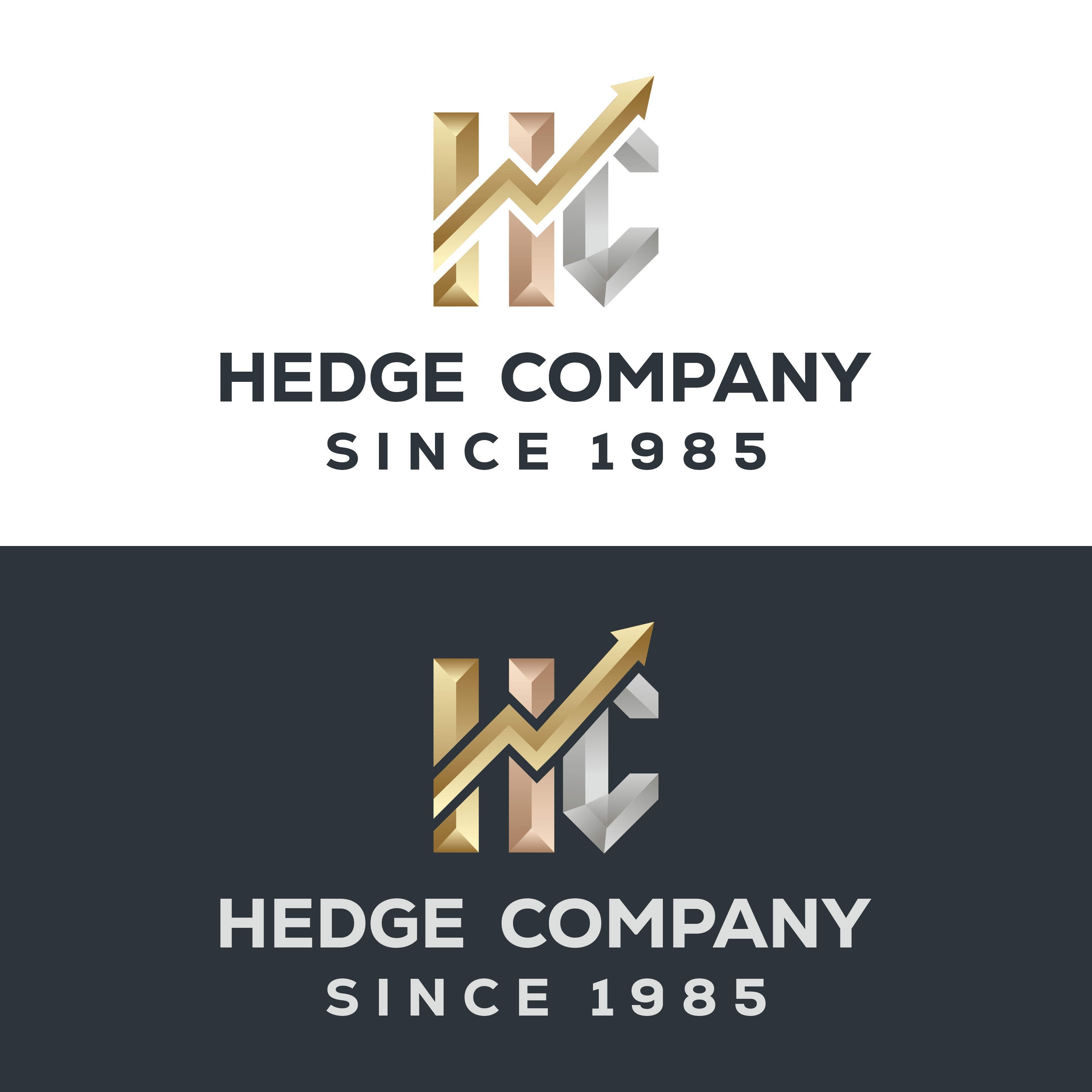 Logo Design by saher khan 2 for Hedge Company | Design #37129979