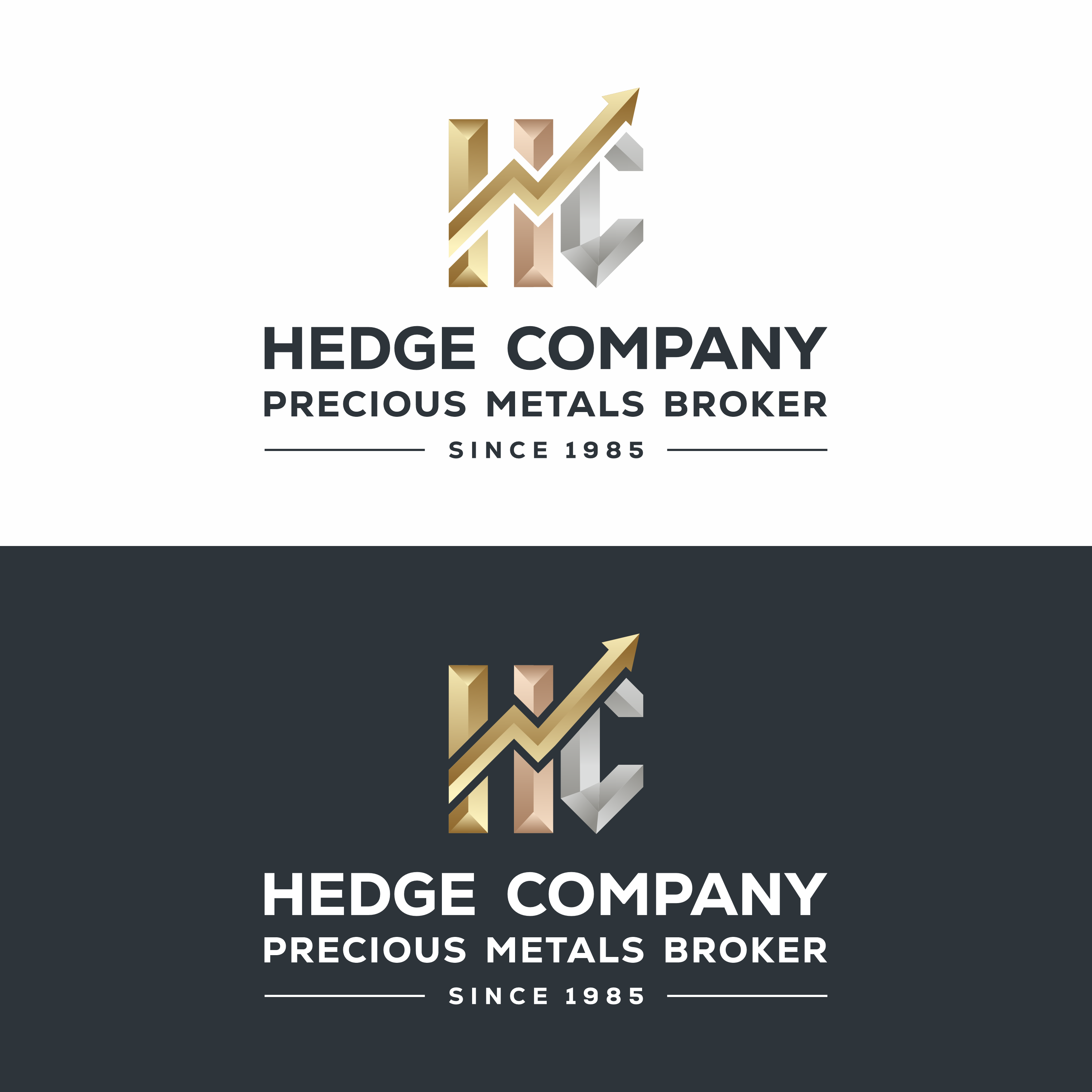 Logo Design by saher khan 2 for Hedge Company | Design #37153277