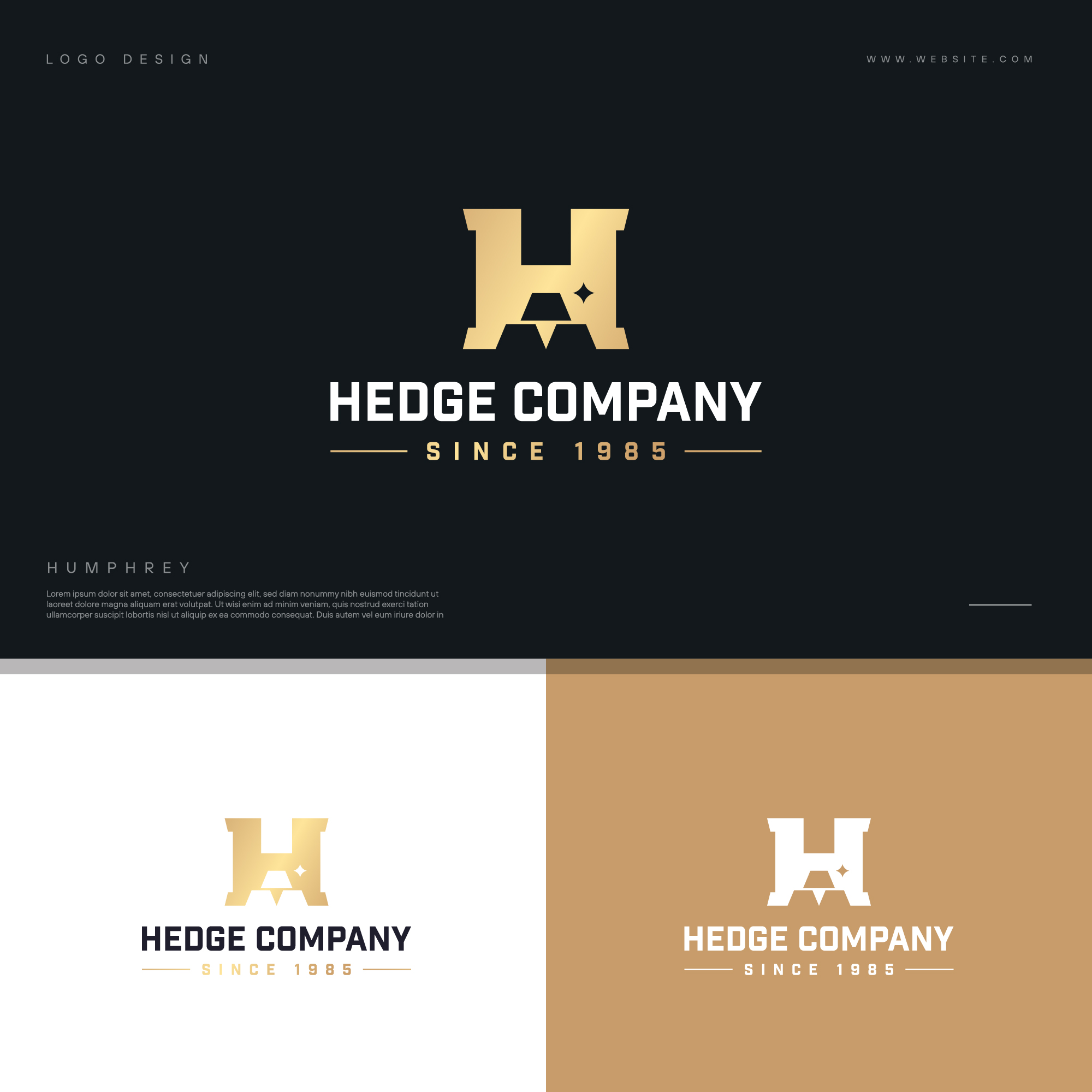 Logo Design by Humphrey™ for Hedge Company | Design #37176091