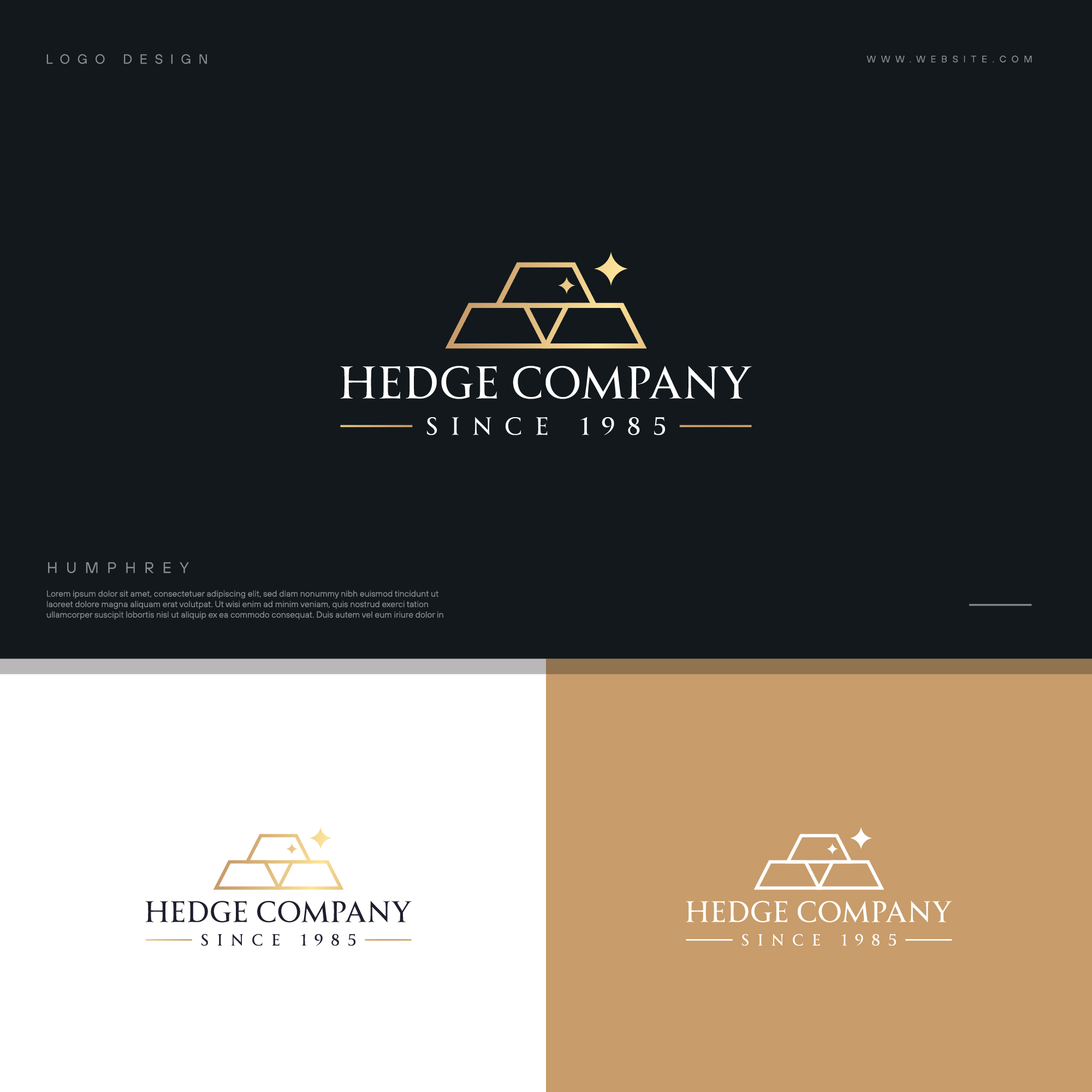 Logo Design by Humphrey™ for Hedge Company | Design #37176092